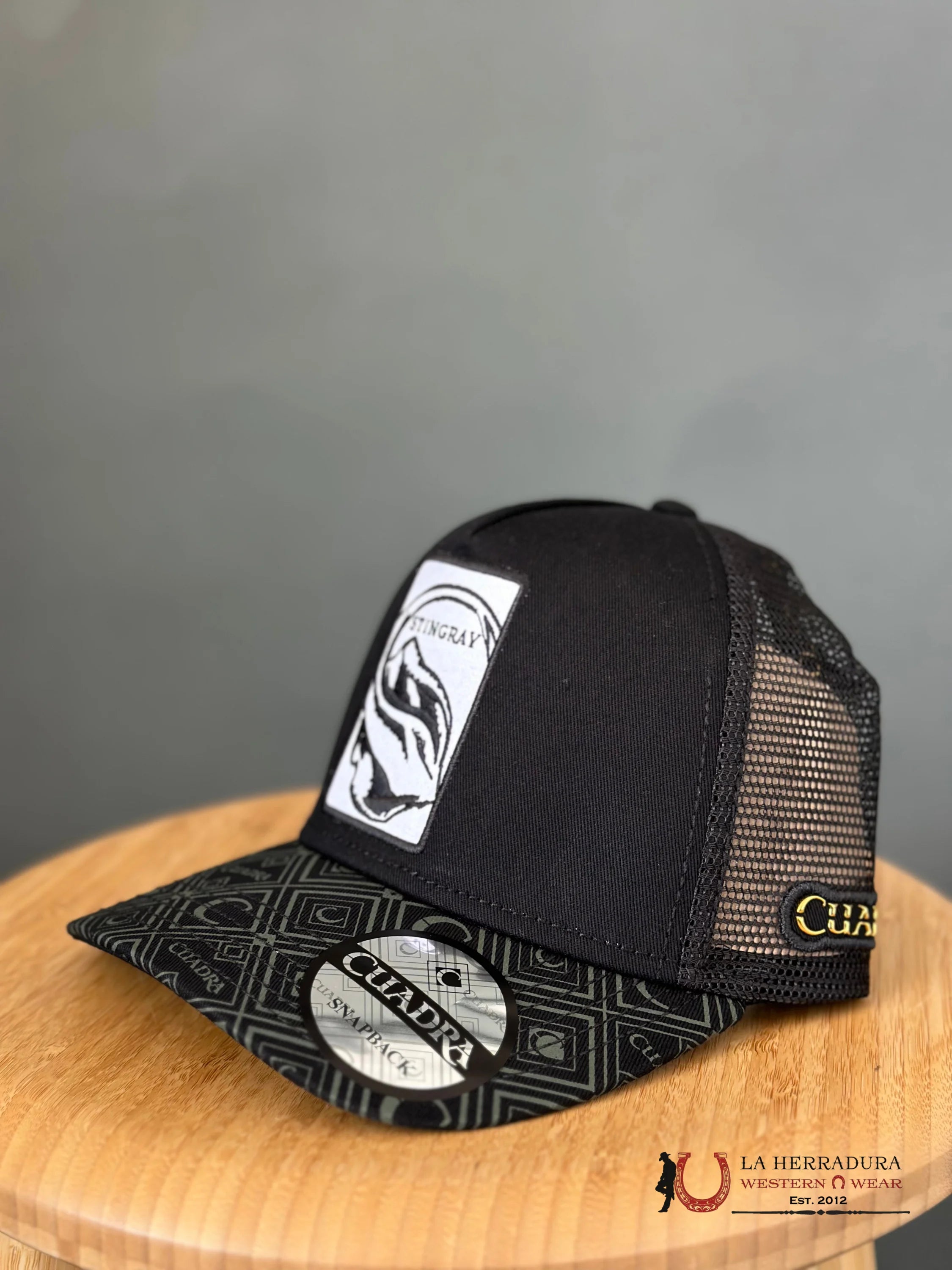Cuadra Stingray Black Cap Caps Mens Gorras Hombres