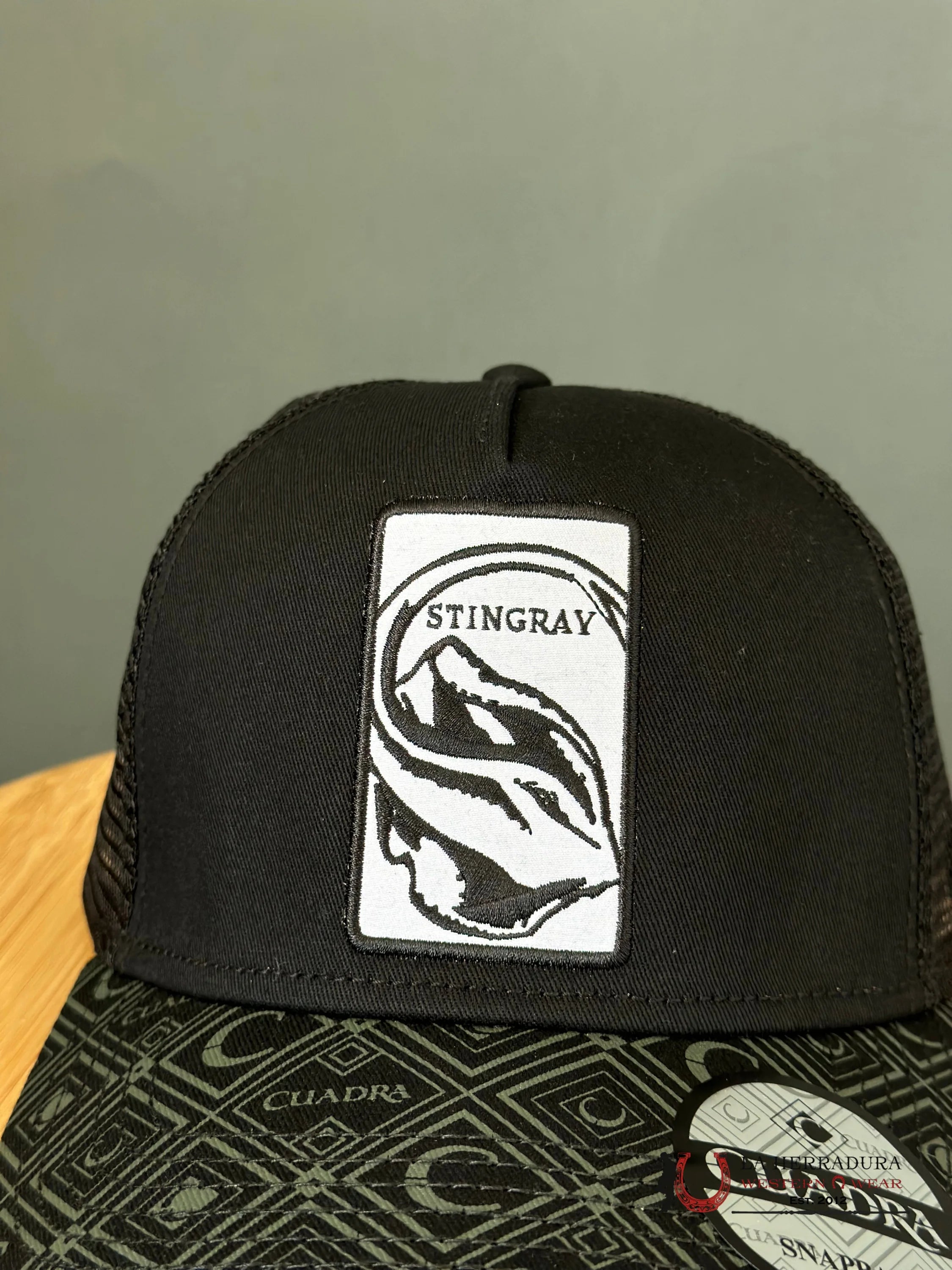 Cuadra Stingray Black Cap Caps Mens Gorras Hombres