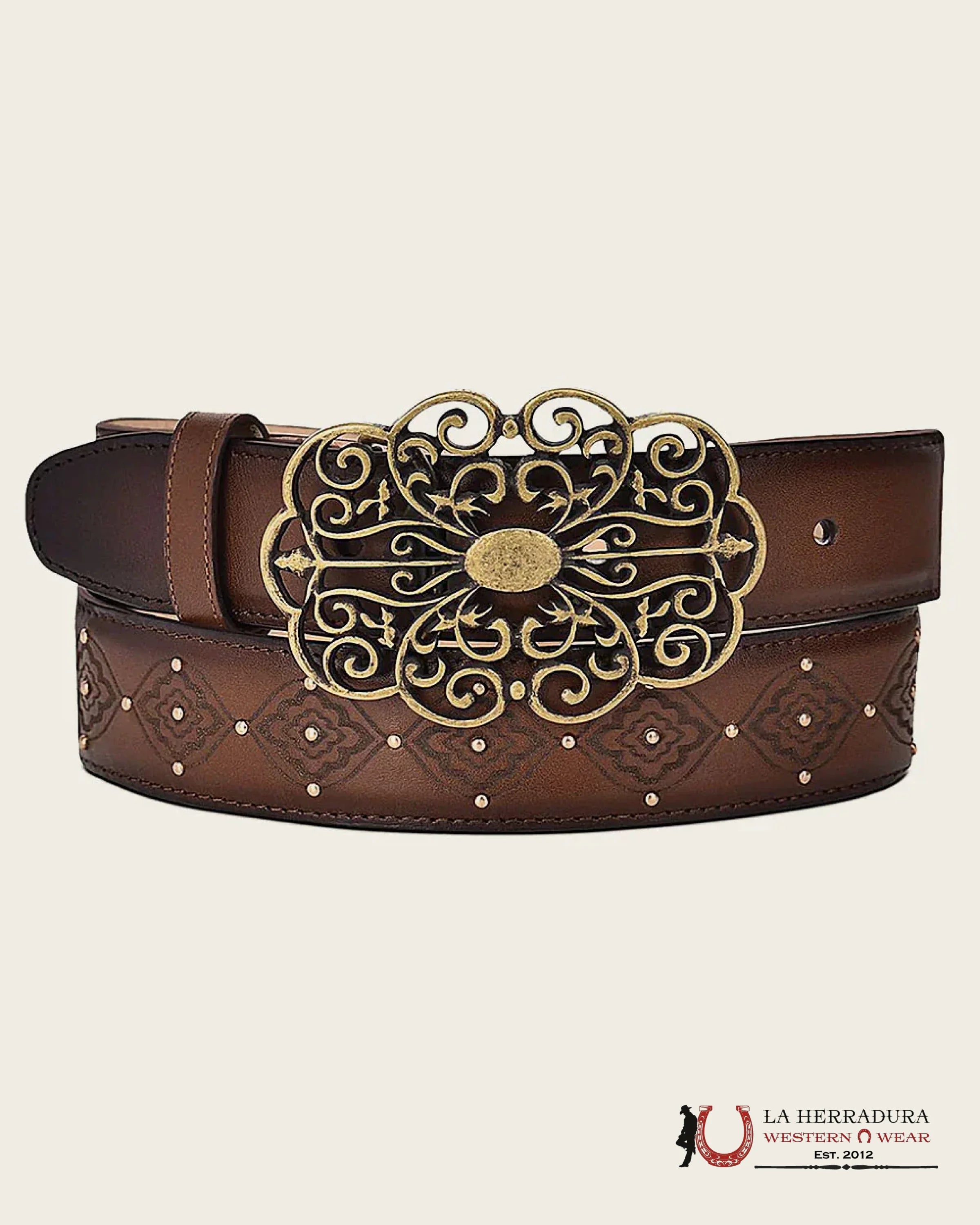 CUADRA WOMENS BELT RES AZTECA MIEL- BC245 CINTURONES MUJERES