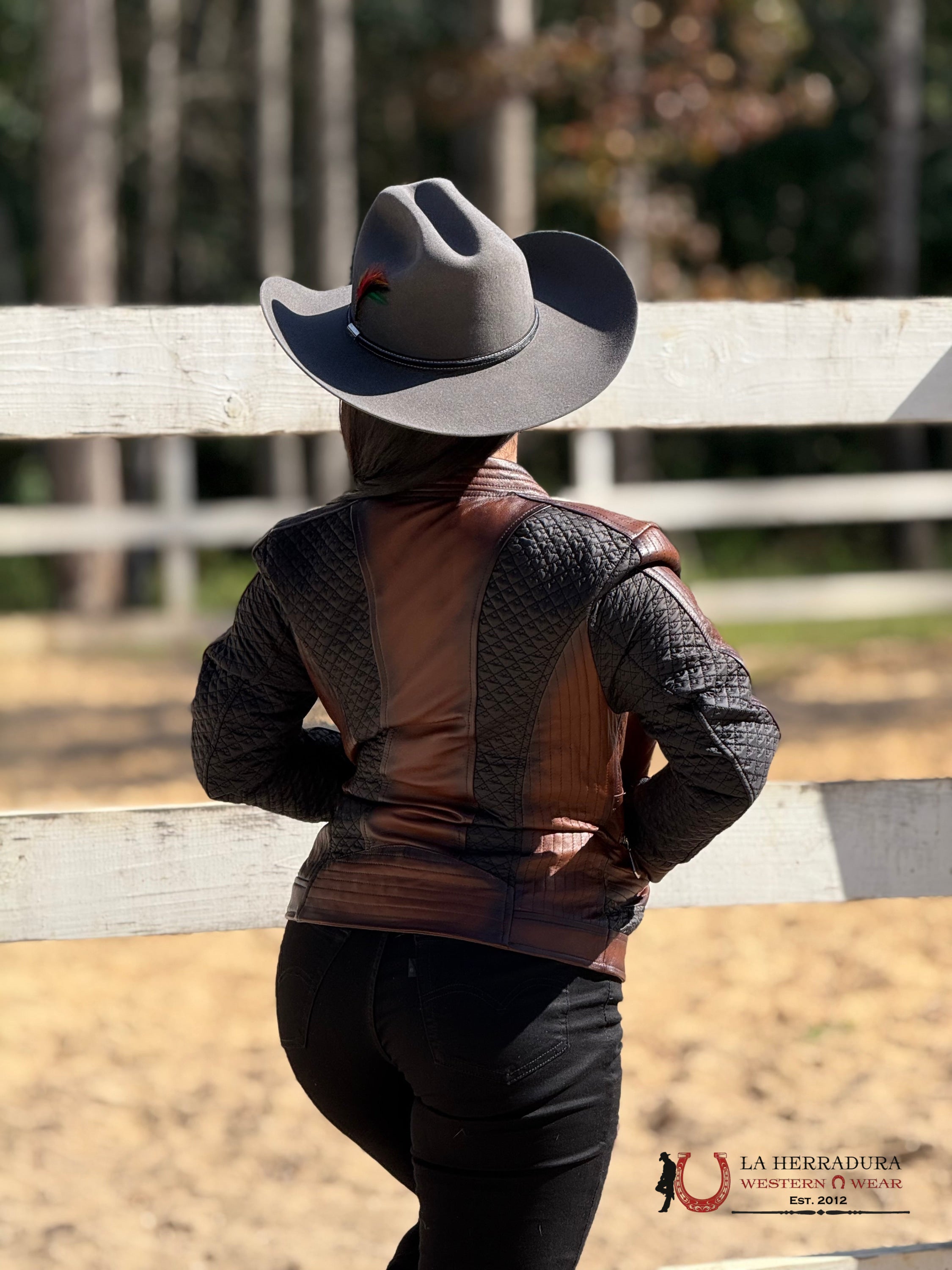 Cuadra Womens Brown Zipper Leather Jacket Ropa Mujeres