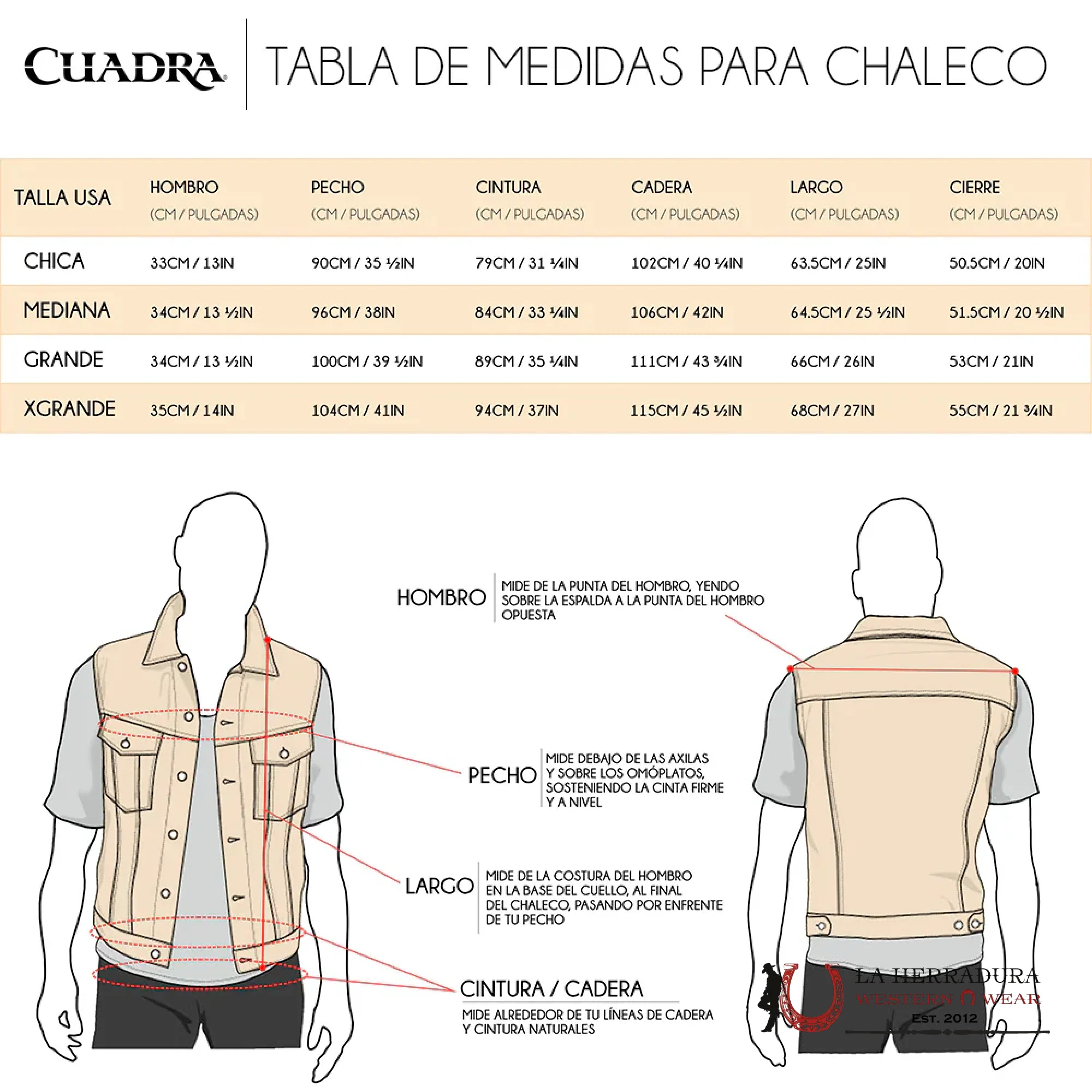 Cuadra Womens Checkered Embroidered Brown Leather Vest Ropa Mujeres