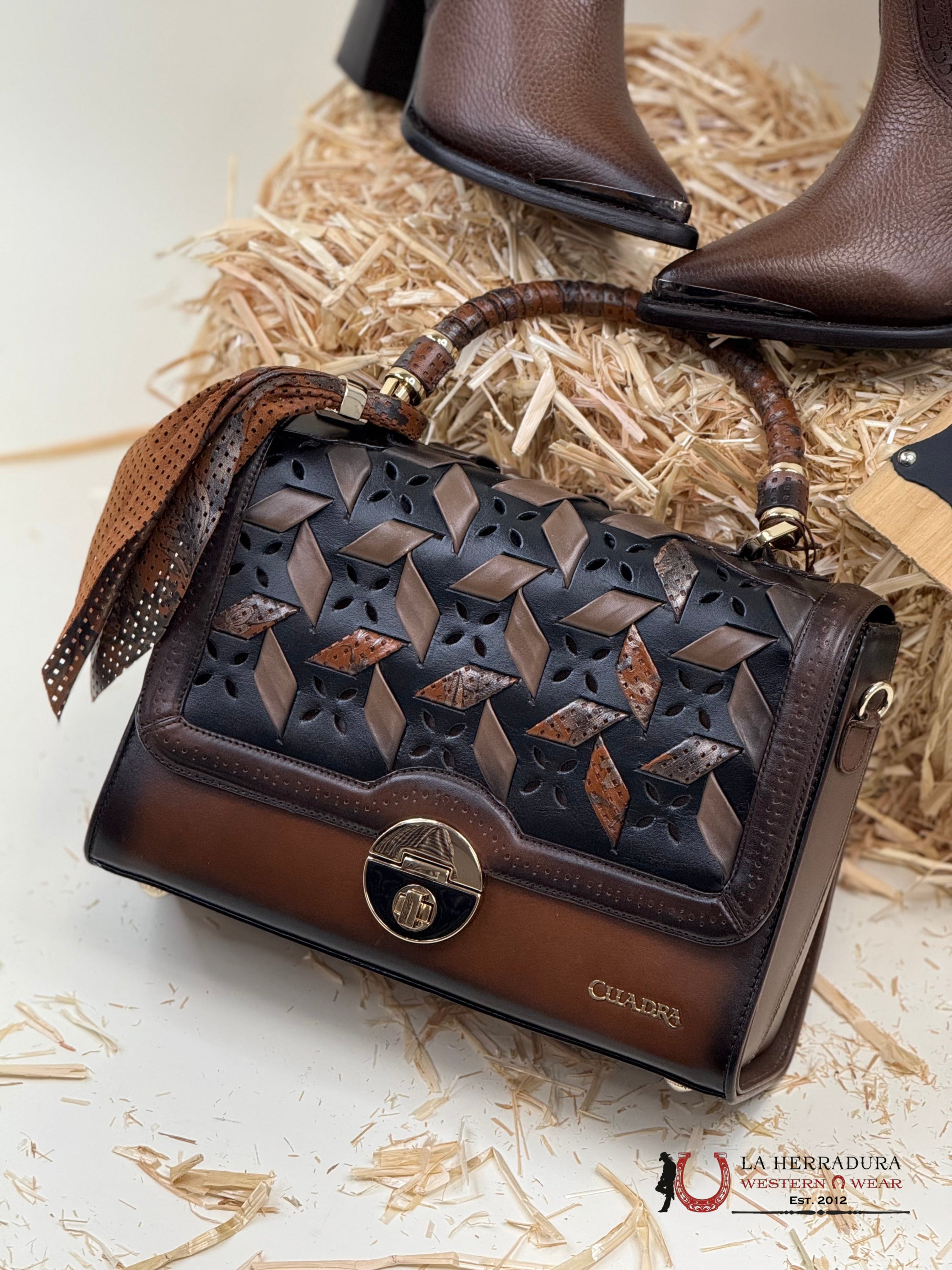 Cuandra Res Santana Tejido Hand Bag Ropa Mujeres