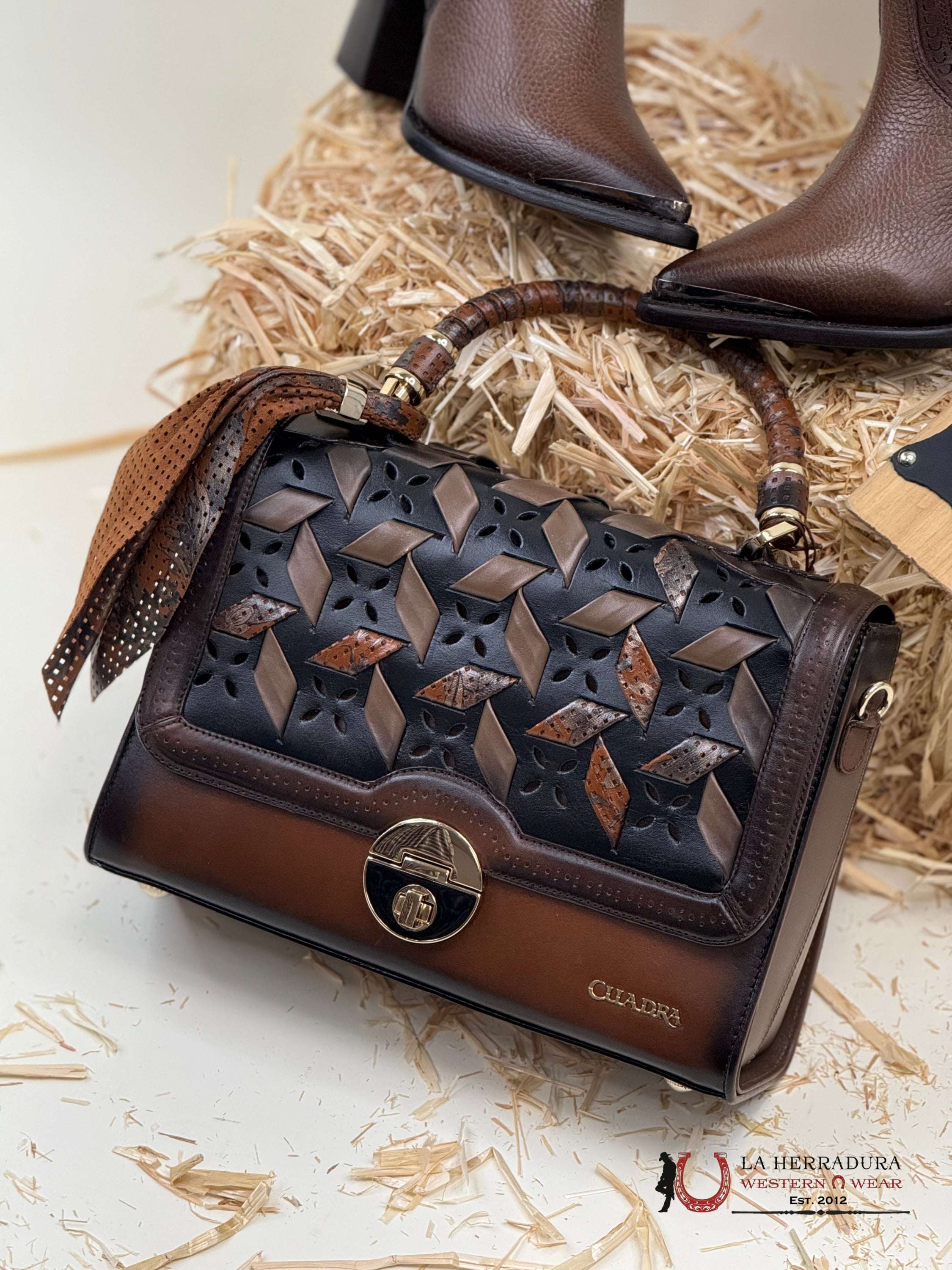 Cuandra Res Santana Tejido Hand Bag Ropa Mujeres