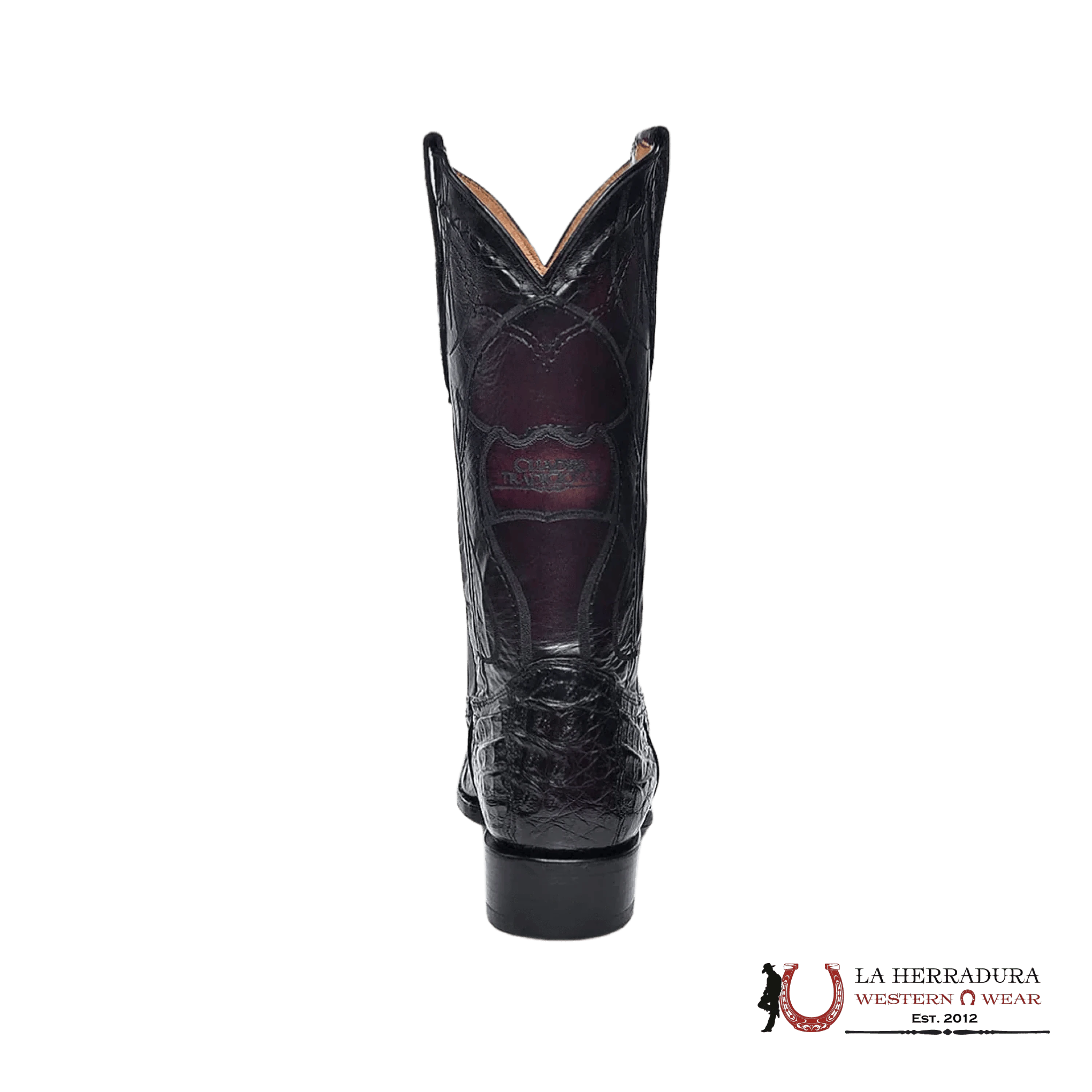 CUDRA BOOT FUSCUS LOMO BELLY BLACK CHERRY FRENCH TOE CU845 BOTAS HOMBRES