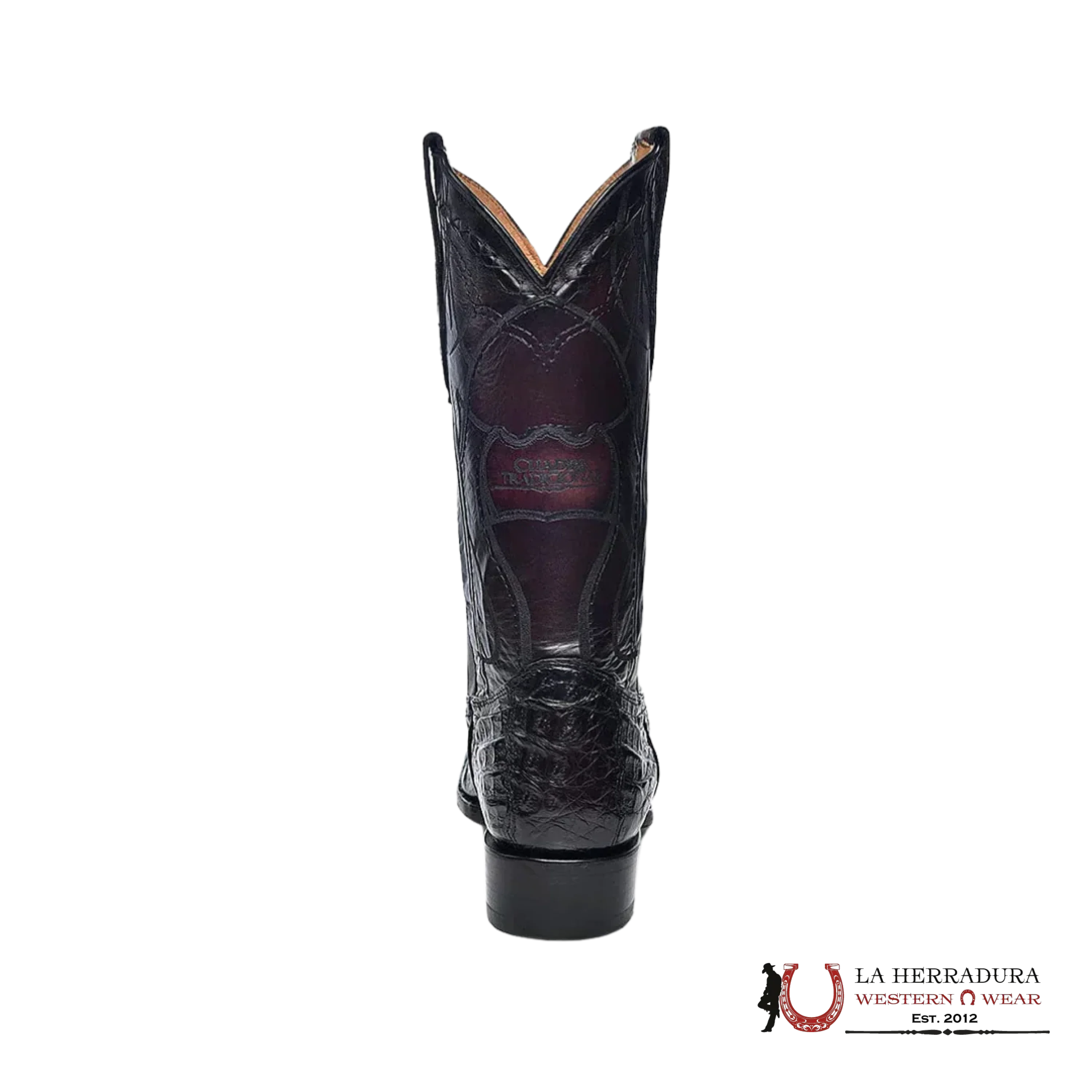 CUDRA BOOT FUSCUS LOMO BELLY BLACK CHERRY FRENCH TOE CU845 BOTAS HOMBRES