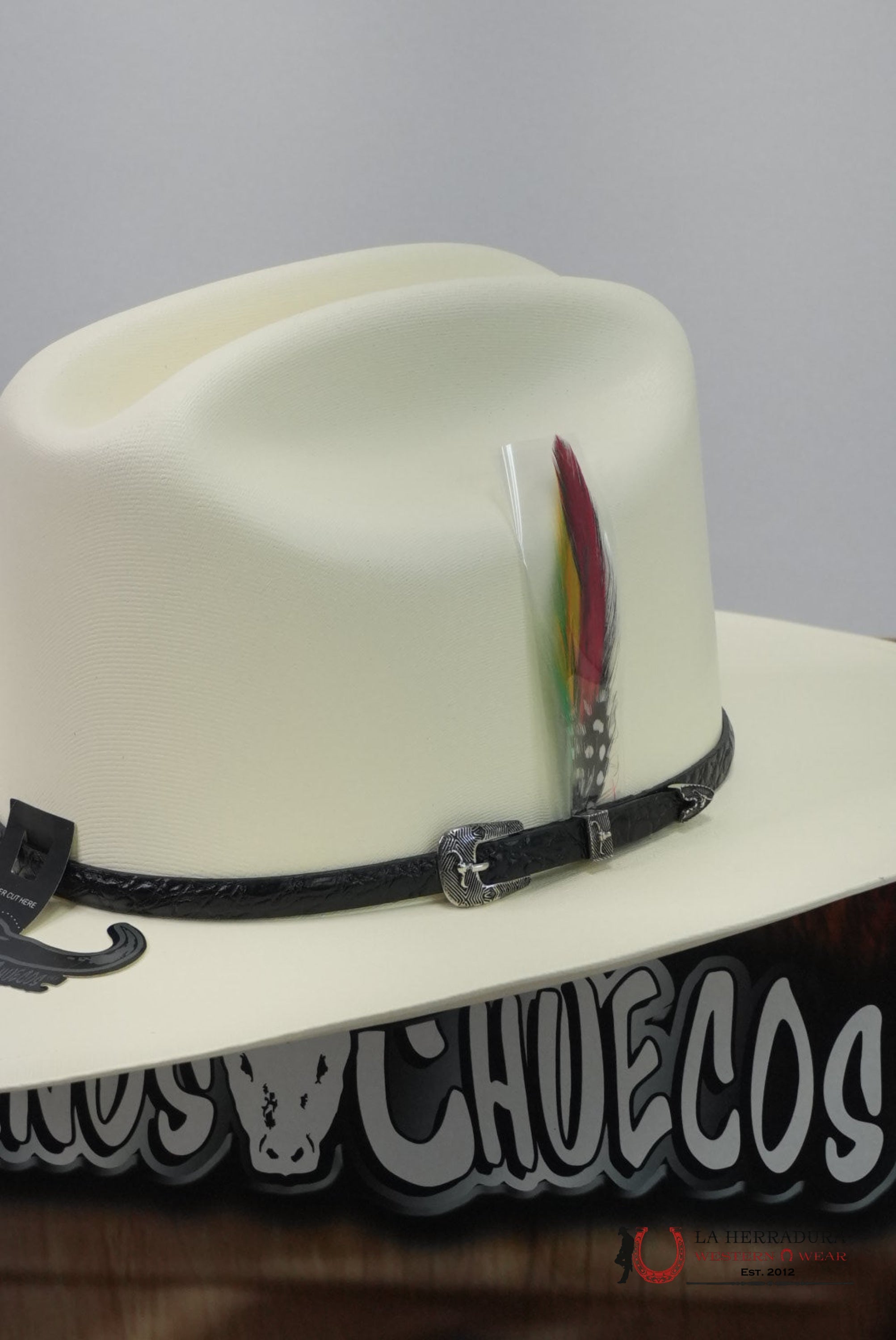 CUERNOS CHUECOS 5000X LIMITED EDITION STRAW HAT COPA CHICA ALA 4 PULGADAS TEJANA