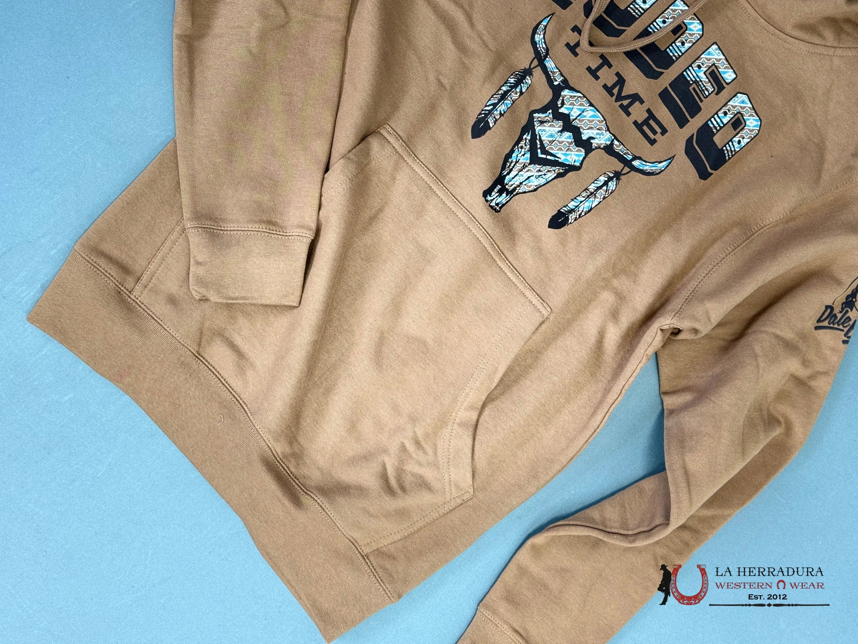 Dalebrisly Sweatershirt Printed Beige Rodeo Ropa Hombres