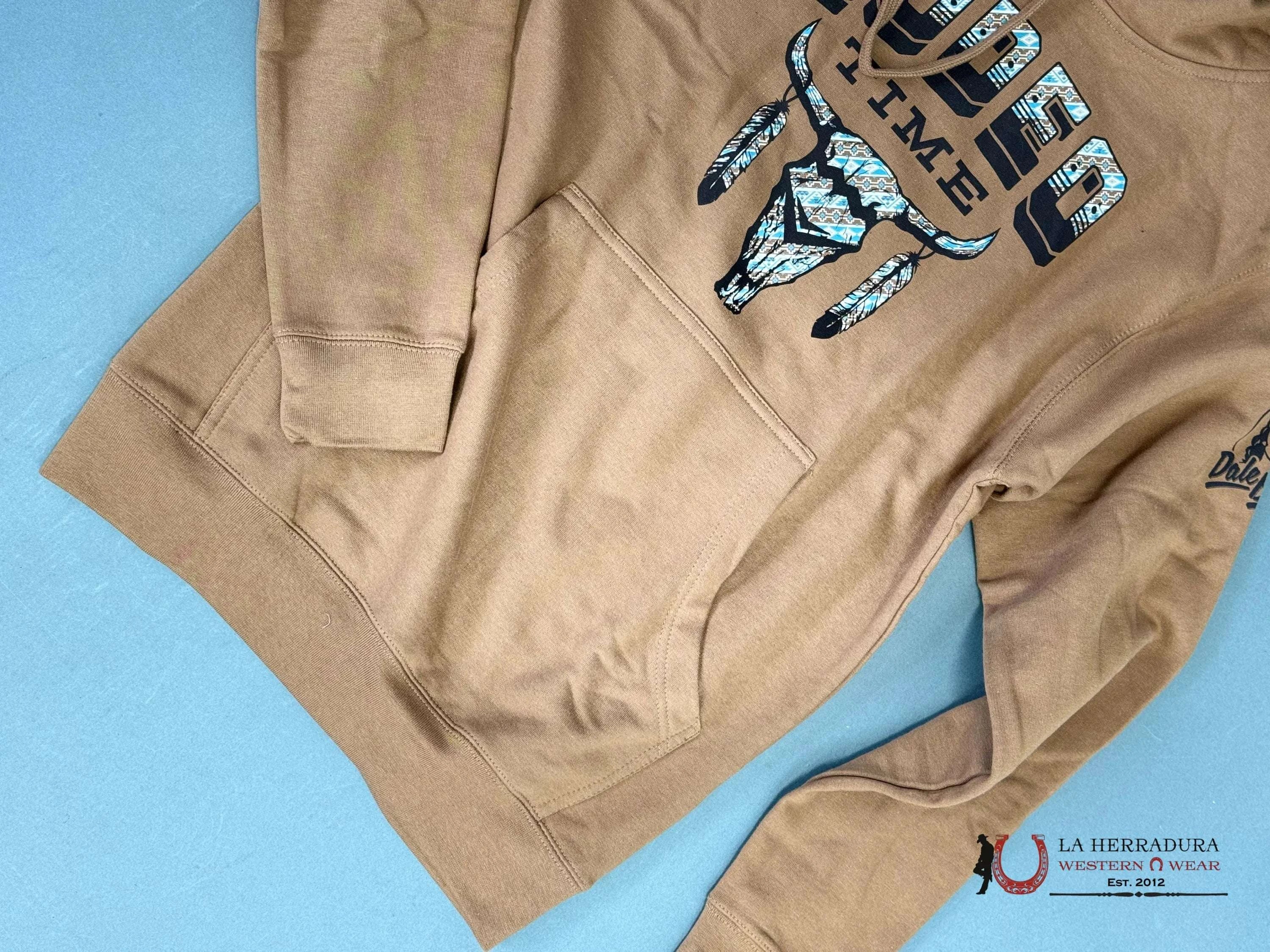 Dalebrisly Sweatershirt Printed Beige Rodeo Ropa Hombres