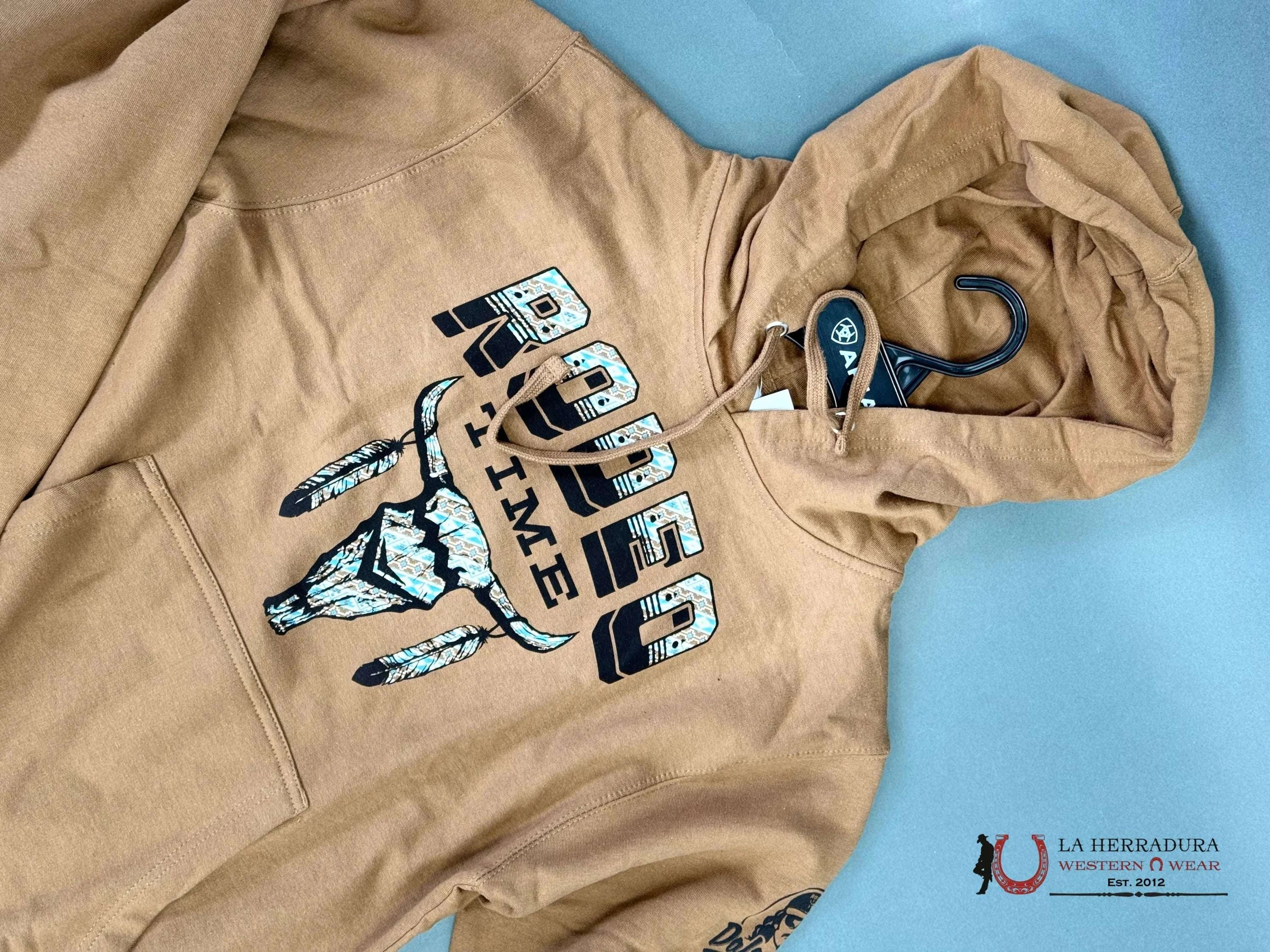 Dalebrisly Sweatershirt Printed Beige Rodeo Ropa Hombres
