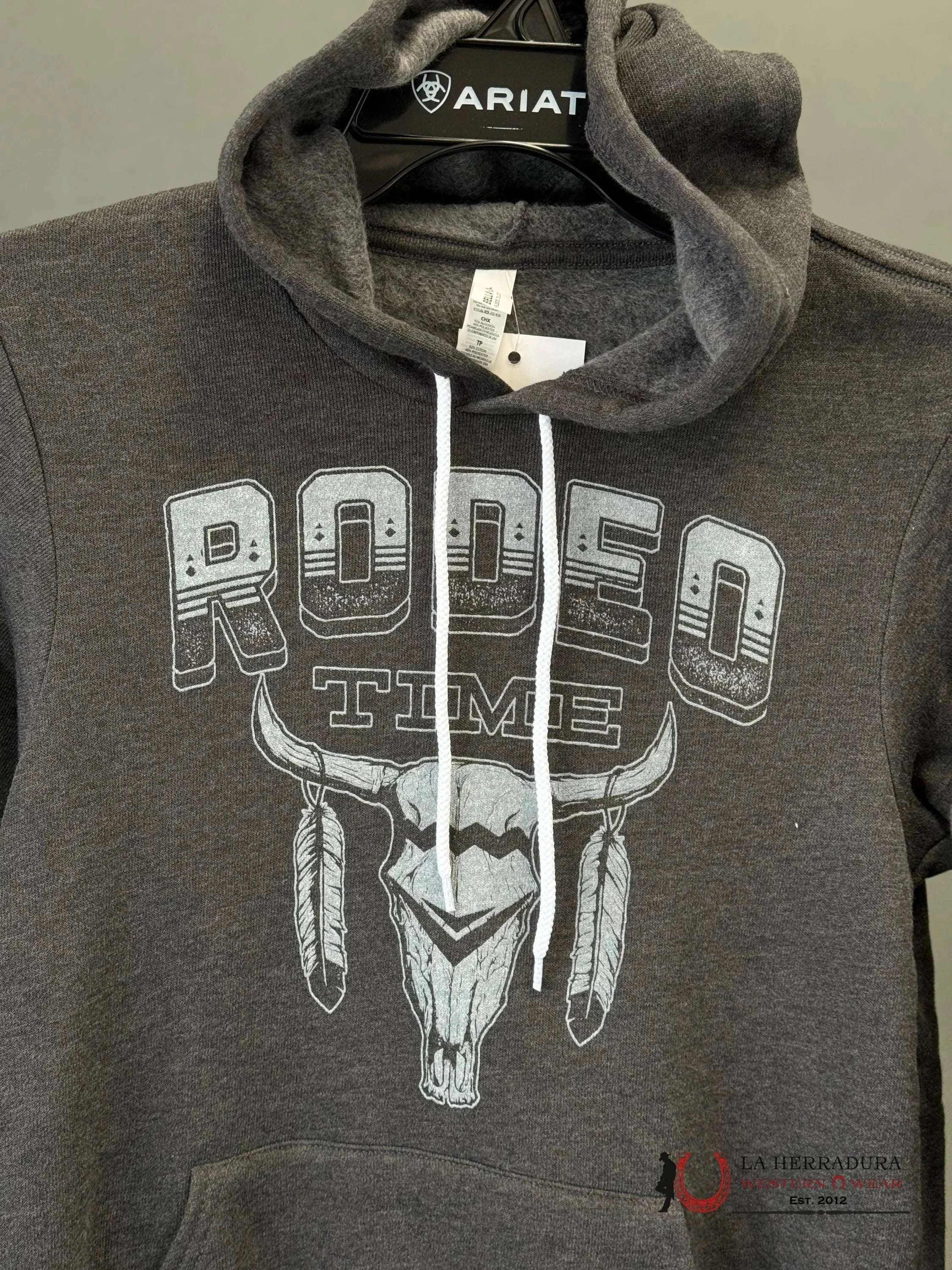 Dalebrisly Sweatershirt Printed Rodeo Time Grey Ropa Hombres