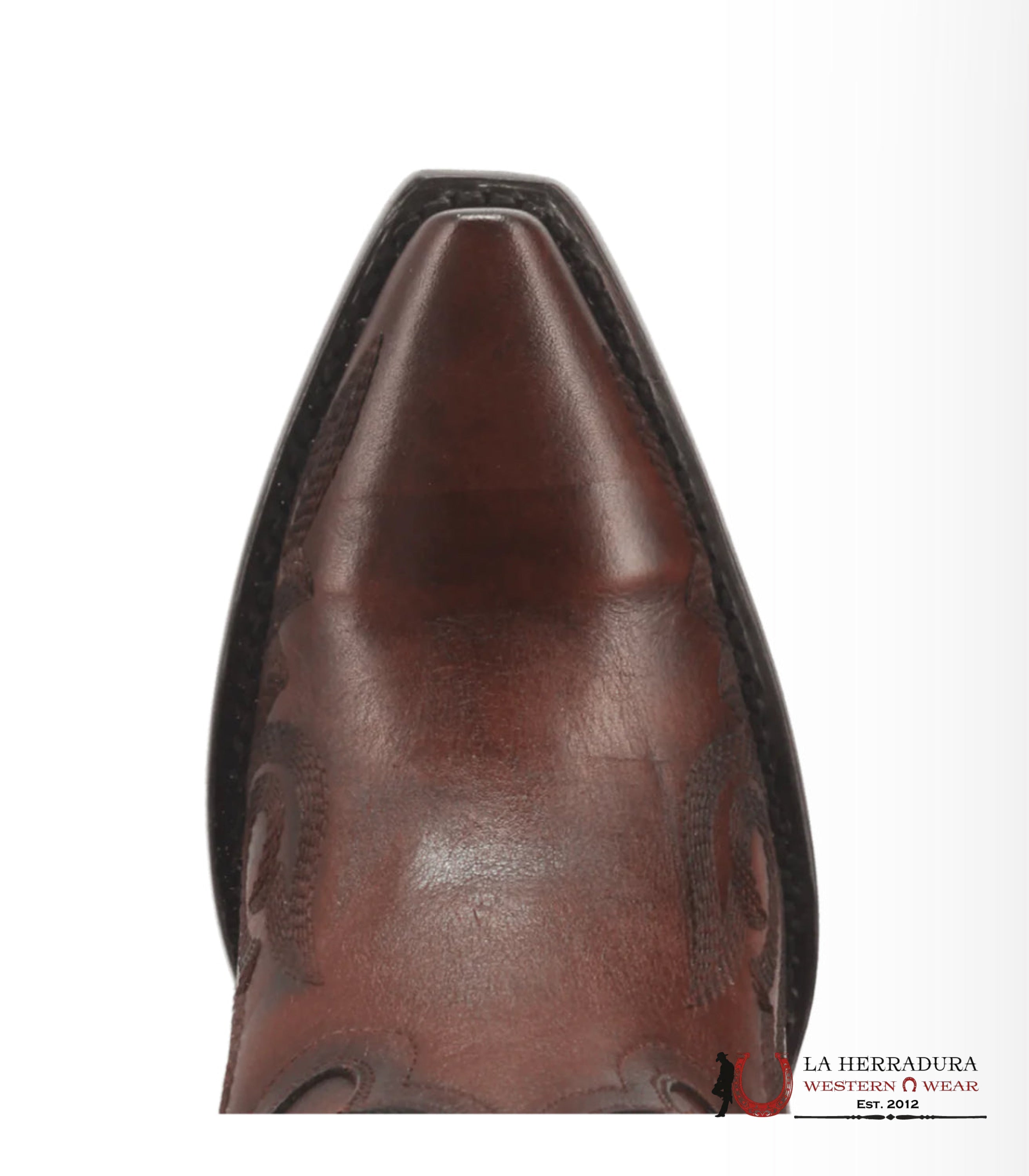 DAN POST SEDUCTRESS CHESTNUT LEATHER SNIP TOE TALL BOOT WOMEN BOTAS MUJERES