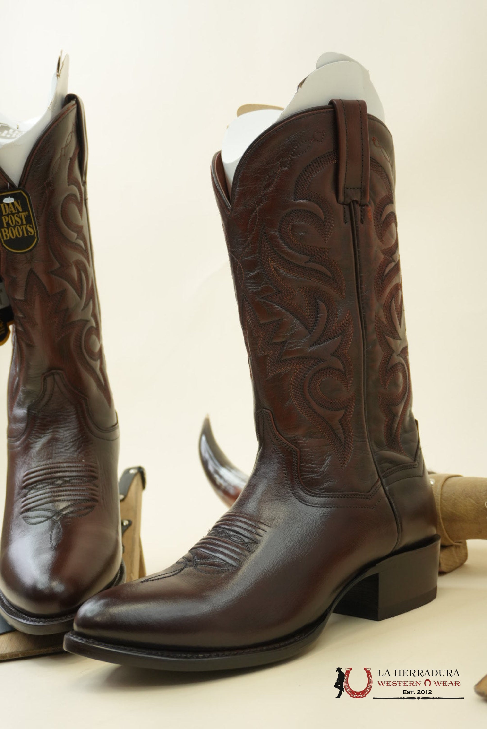 DAN POST TAN MIGNON CORONA ROUND TOE MEN BOOT BOTAS MUJERES