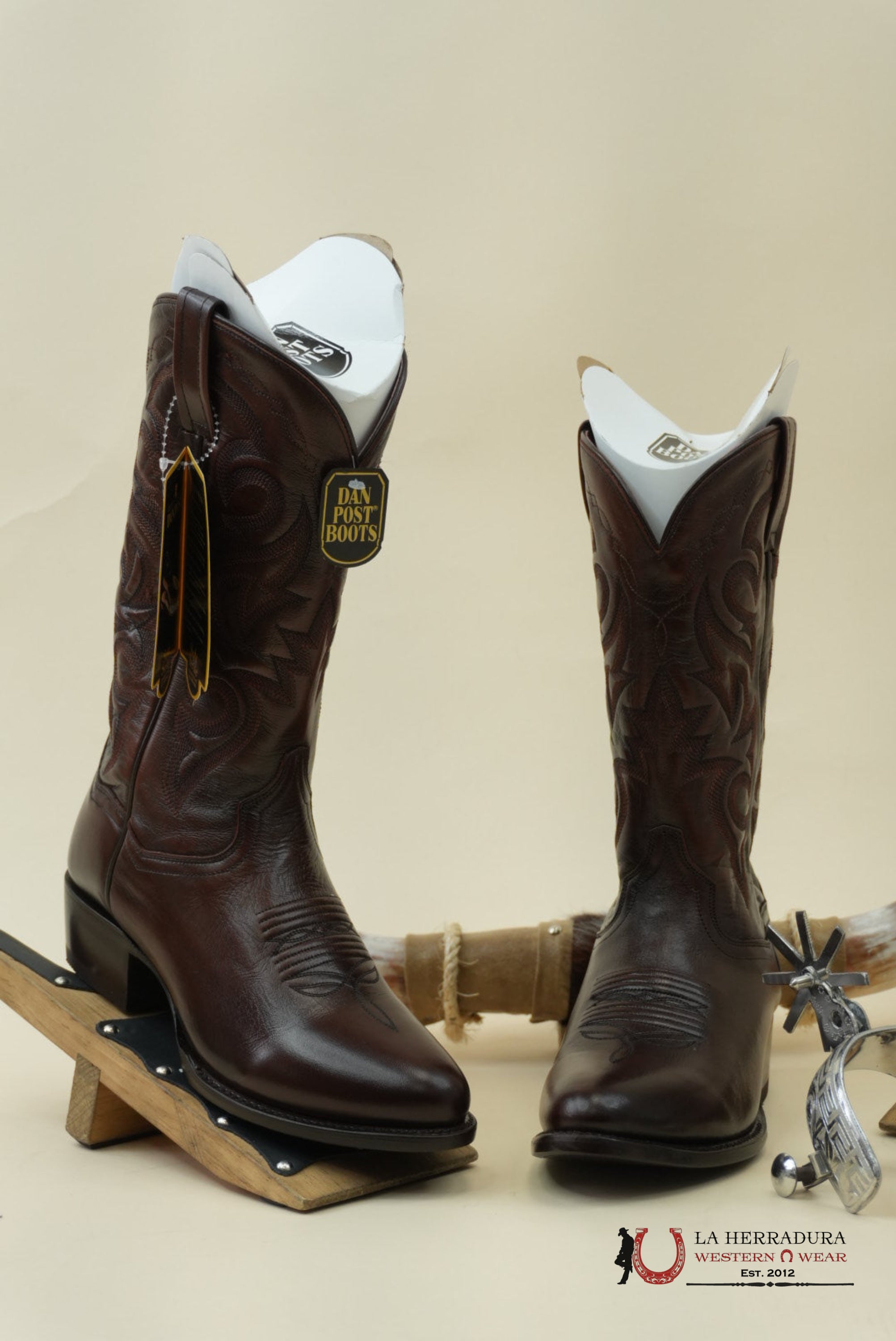 DAN POST TAN MIGNON CORONA ROUND TOE MEN BOOT BOTAS MUJERES