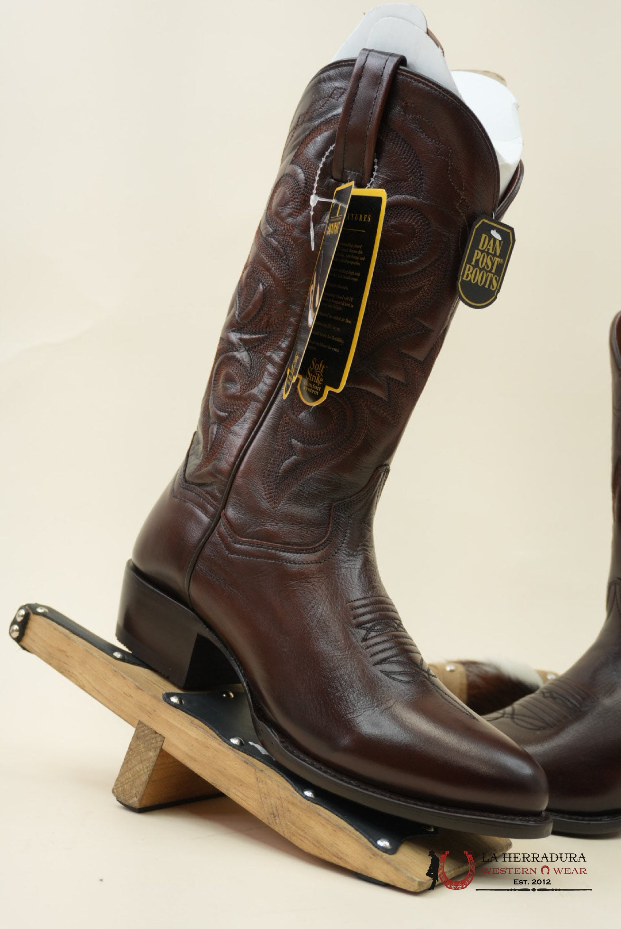 DAN POST TAN MIGNON CORONA ROUND TOE MEN BOOT BOTAS MUJERES