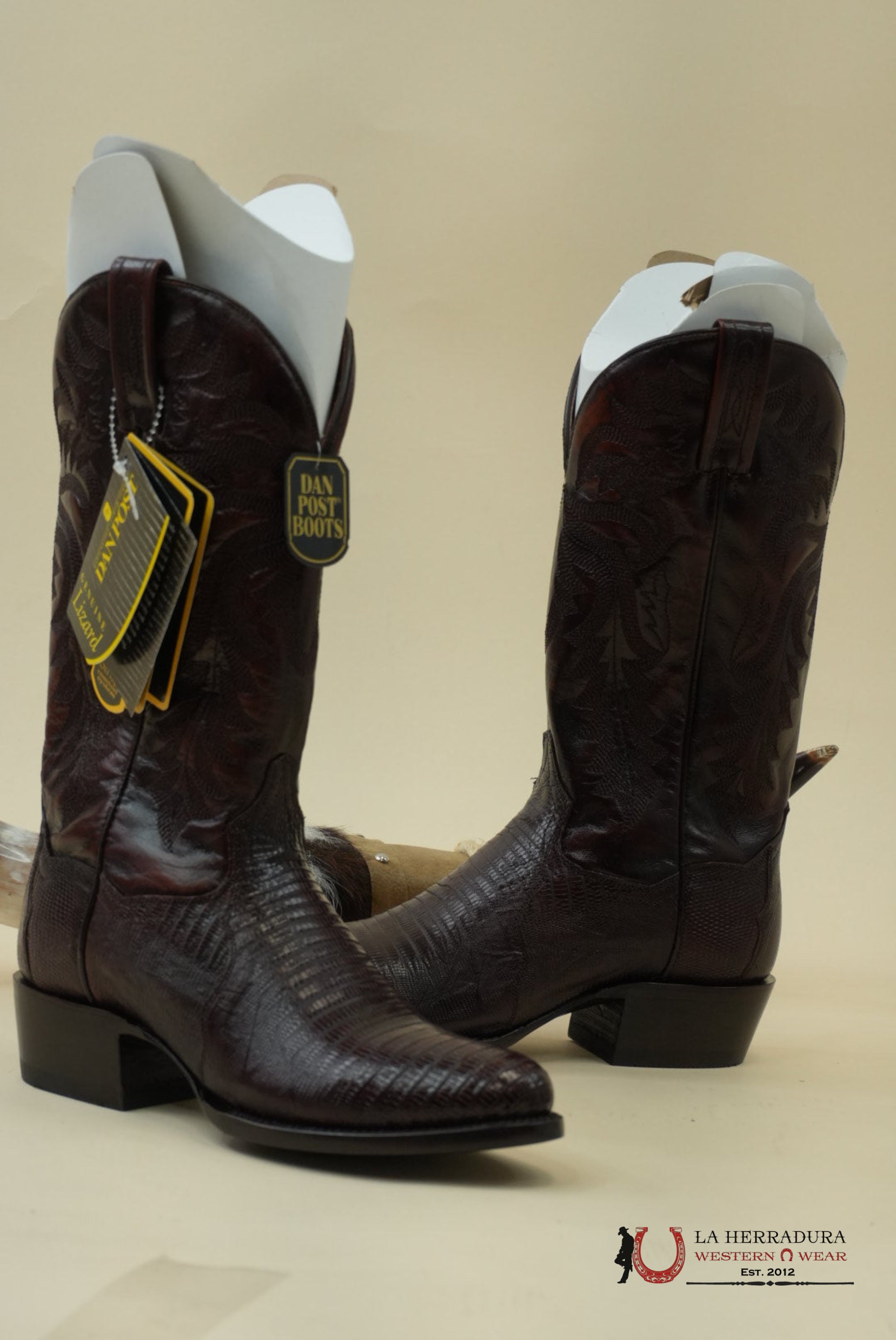 DAN POST TAN TEJU LIZARD BOOT MENS BOTAS HOMBRES