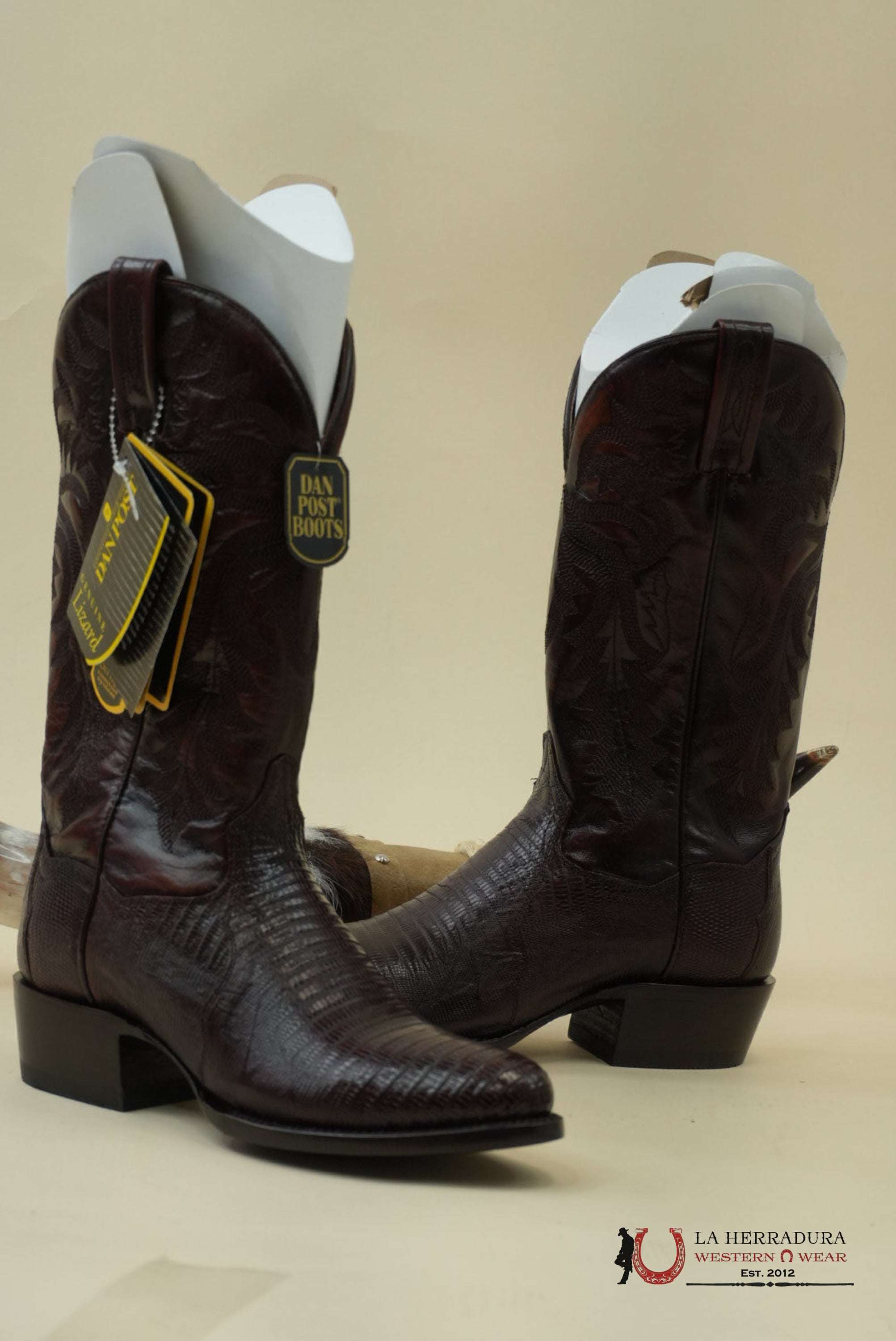 DAN POST TAN TEJU LIZARD BOOT MENS BOTAS HOMBRES