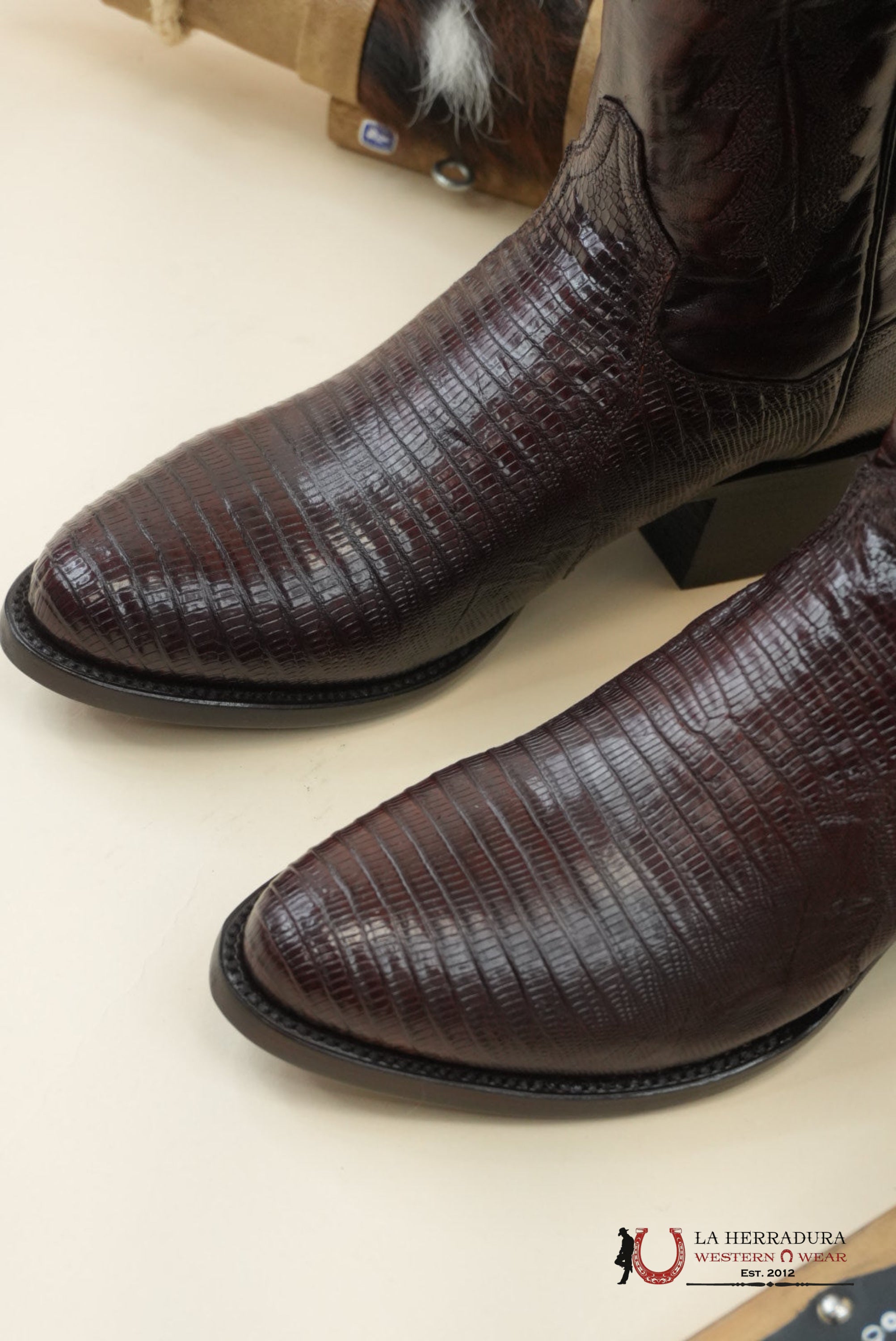 DAN POST TAN TEJU LIZARD BOOT MENS BOTAS HOMBRES