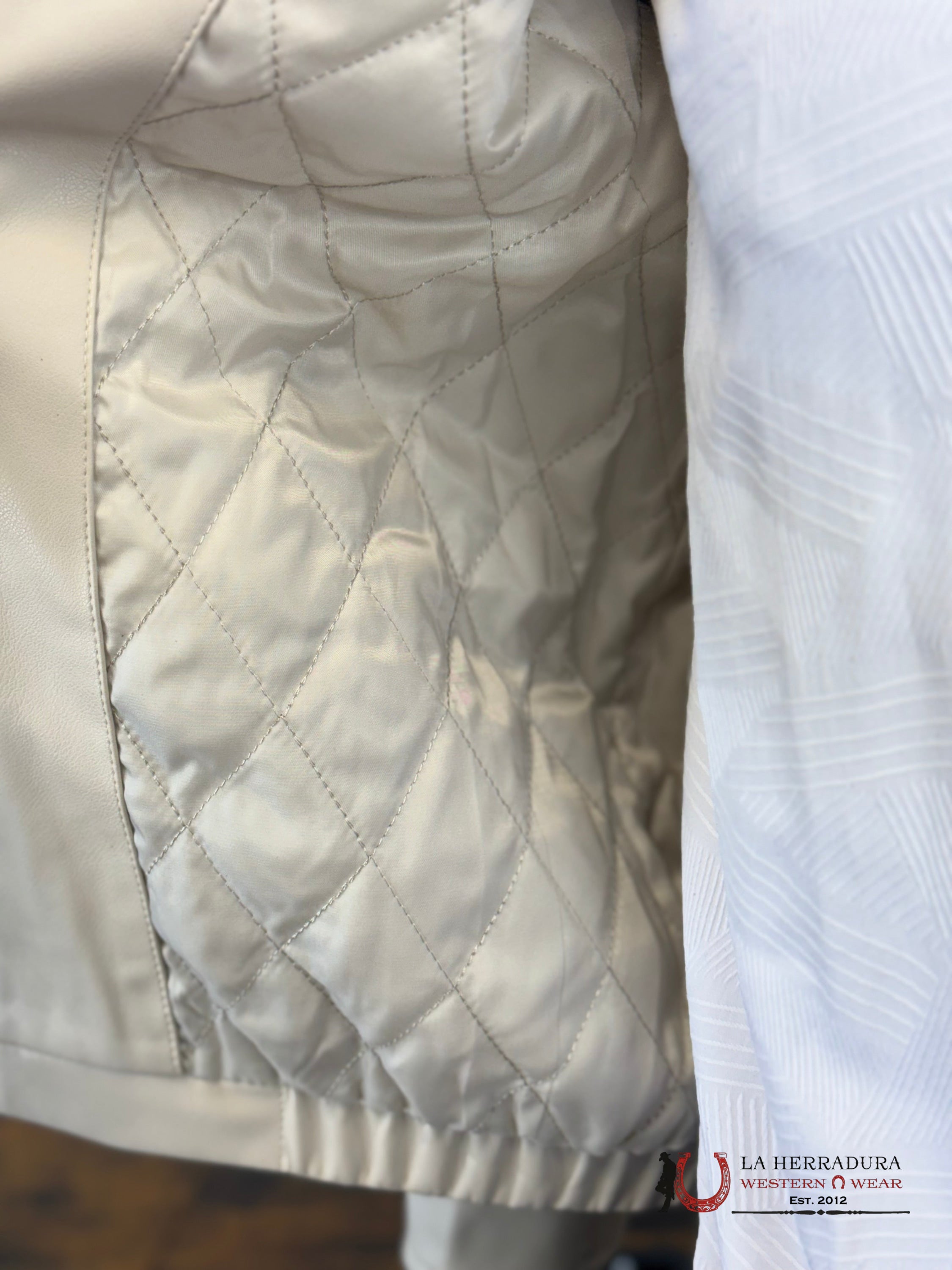 De-Niko Bone Imt. Leather Jacket Ropa Hombres