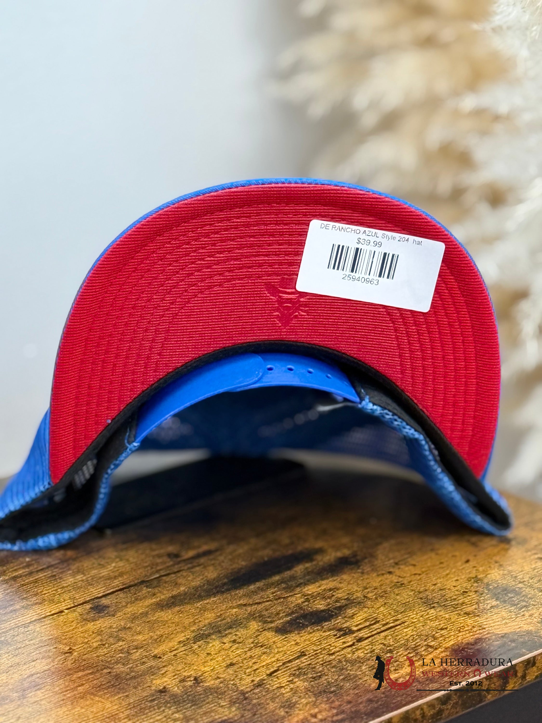 DE RANCHO AZUL Style 204 hat CAPS MENS GORRAS HOMBRES