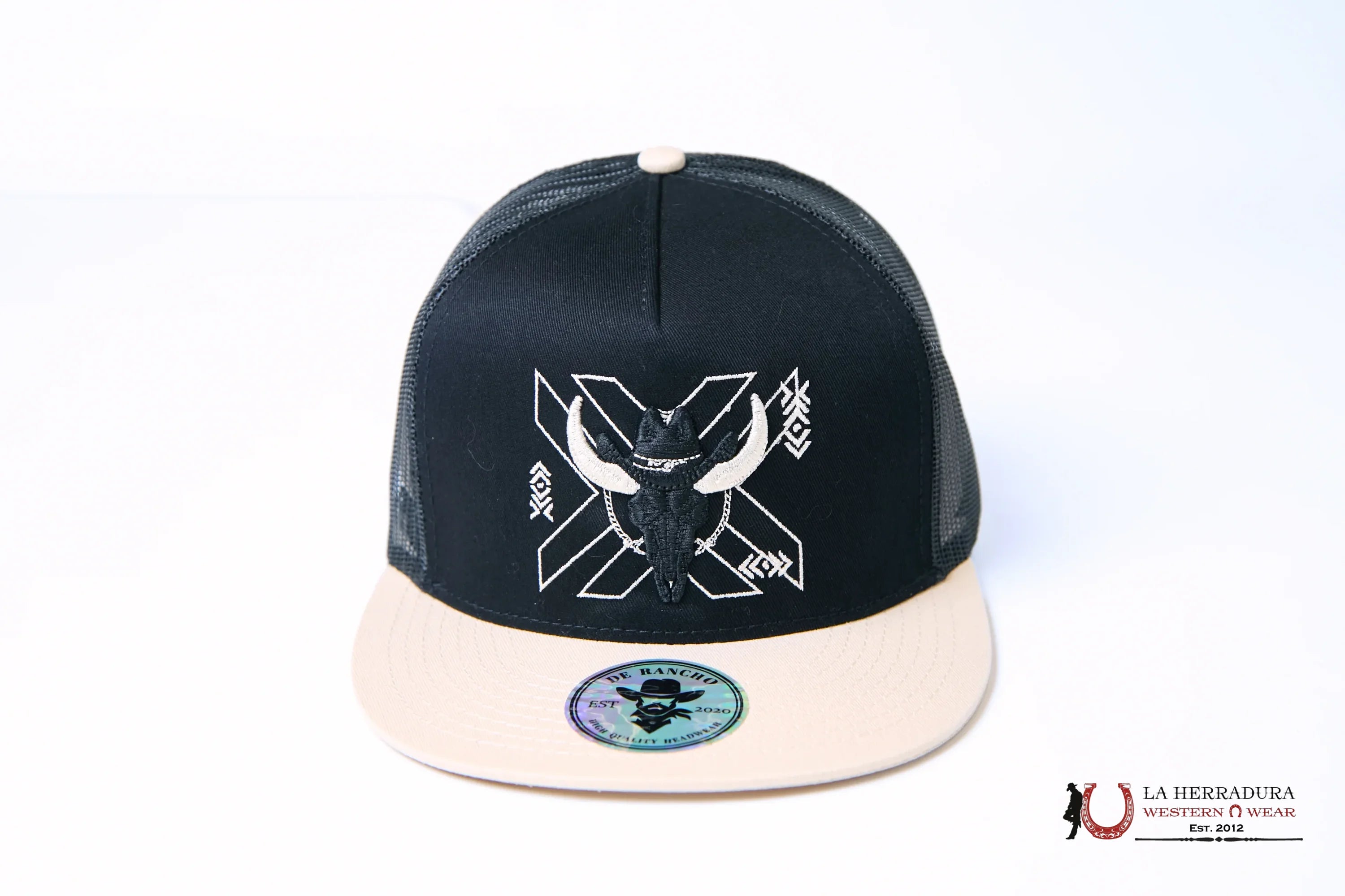 DE RANCHO BLACK Style 2014 tan con negro HAT CAPS MENS GORRAS HOMBRES