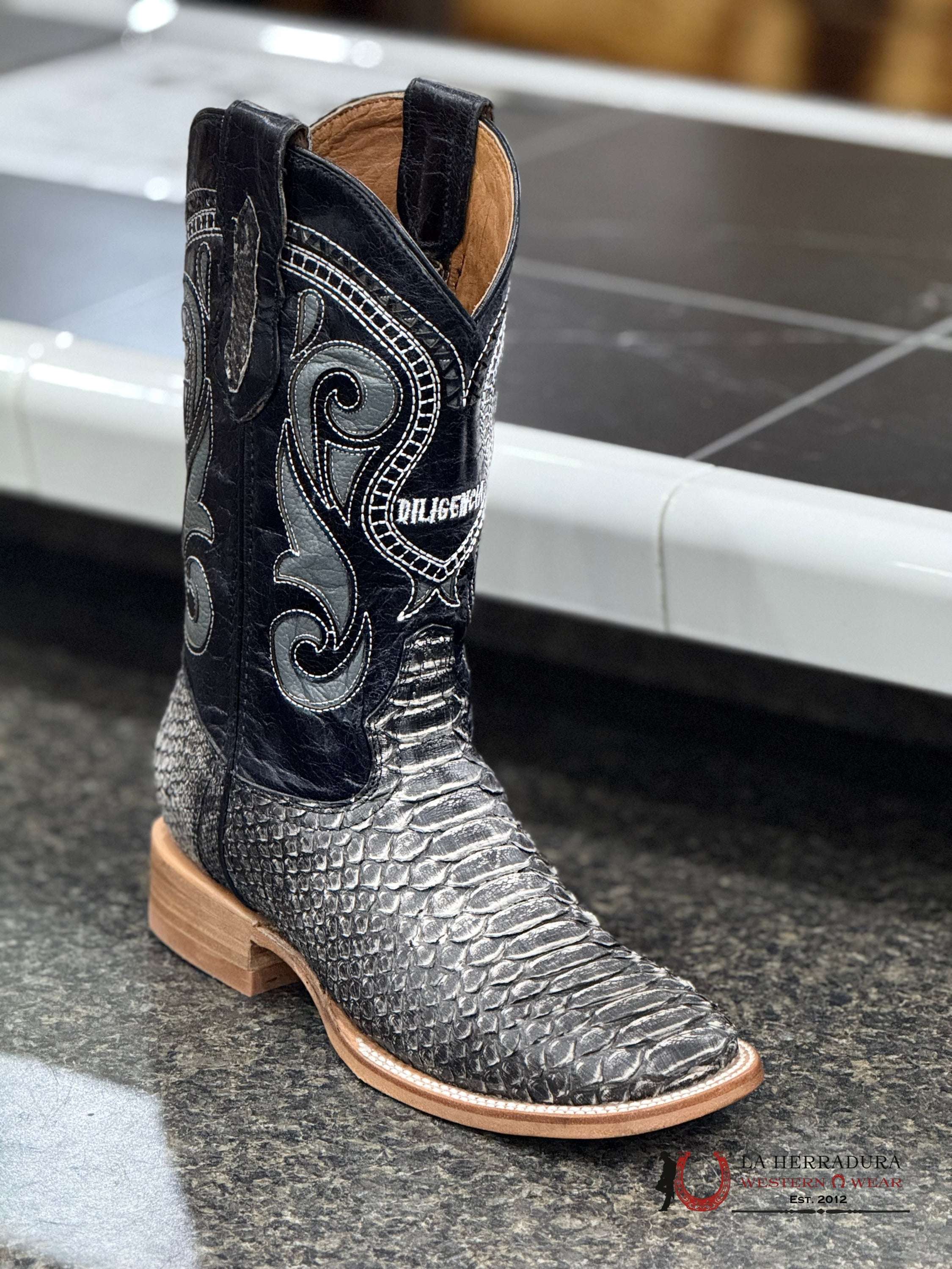 DILIGENCIA PHYTON BOOT MAKERS NEGRO GREY RUSTICO TUCZON BOTAS HOMBRES
