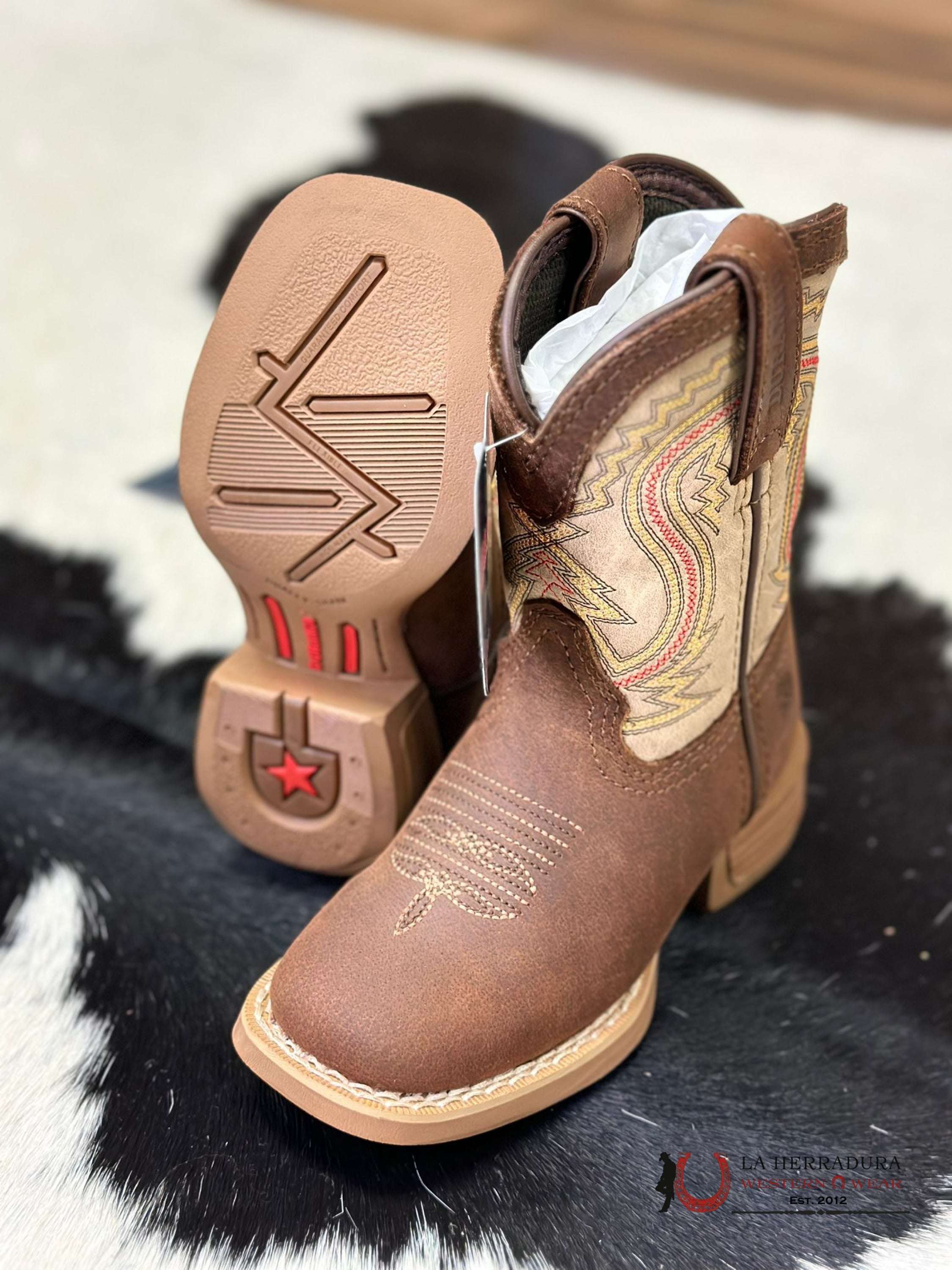 Durango Kids Boots Beige Tube Top 241 Niños
