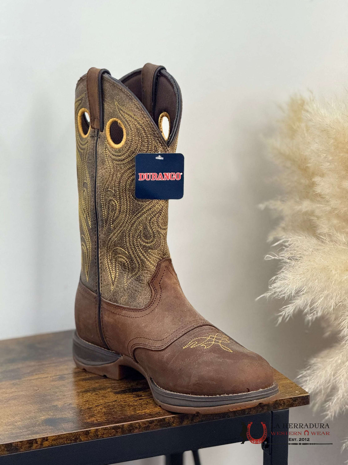 DURANGO MEN WORK BOOT ROUND TOE DB5468 - La Herradura Western Wear