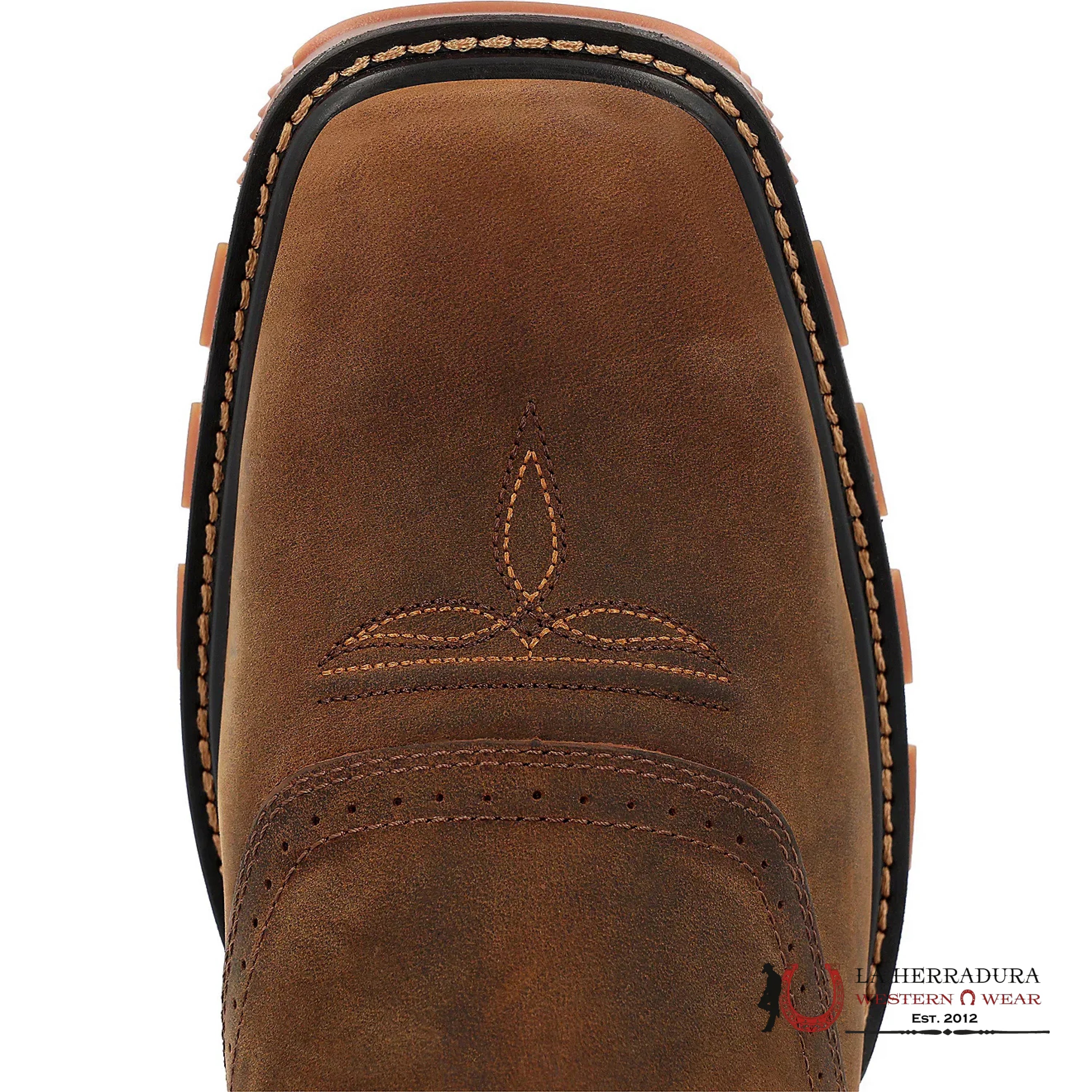 DURANGO MEN WORK BROWN WITH RED TUBE (slip & oil resistant) DDB0479