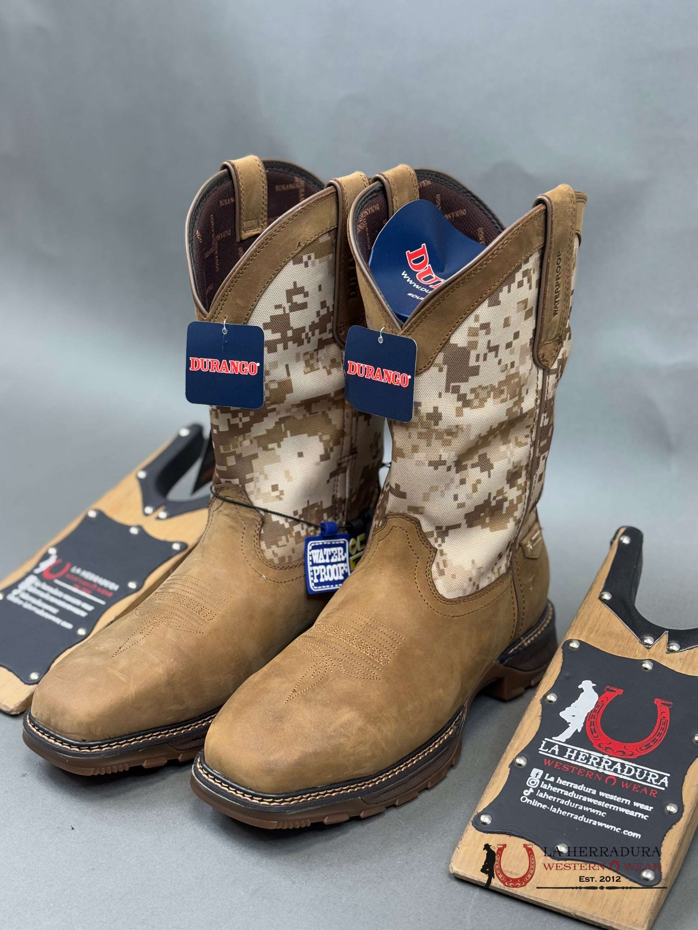 Durango Mens Work Boot Maverick Xp Brown Army Camo Tube Steel Toe Ddb0207