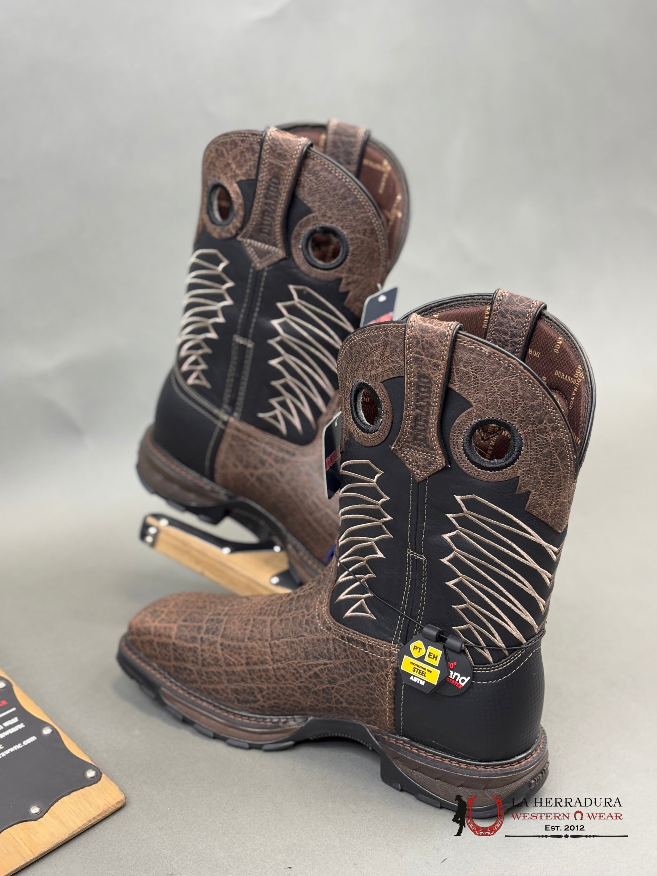 Durango Mens Work Boot Maverick Xp Dark Brown Black Tube Steel Toe Ddb0176