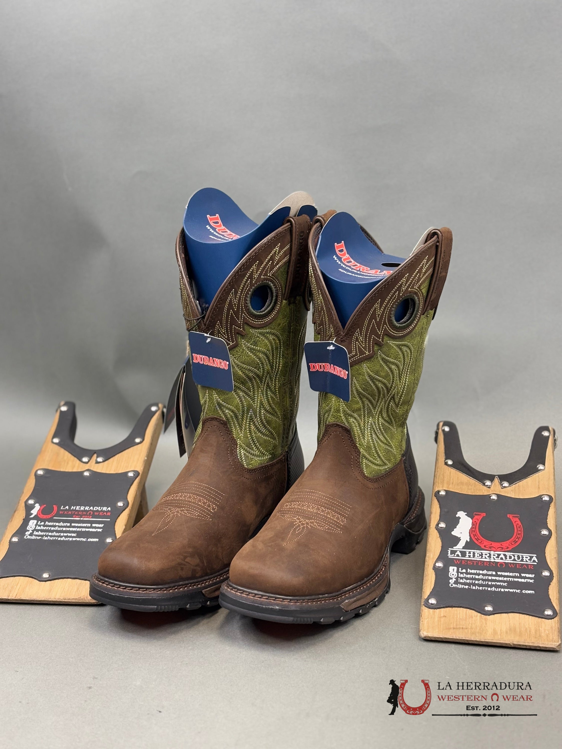 Durango Mens Work Boot Maverick Xp Dark Brown Green Tube Ddb0177