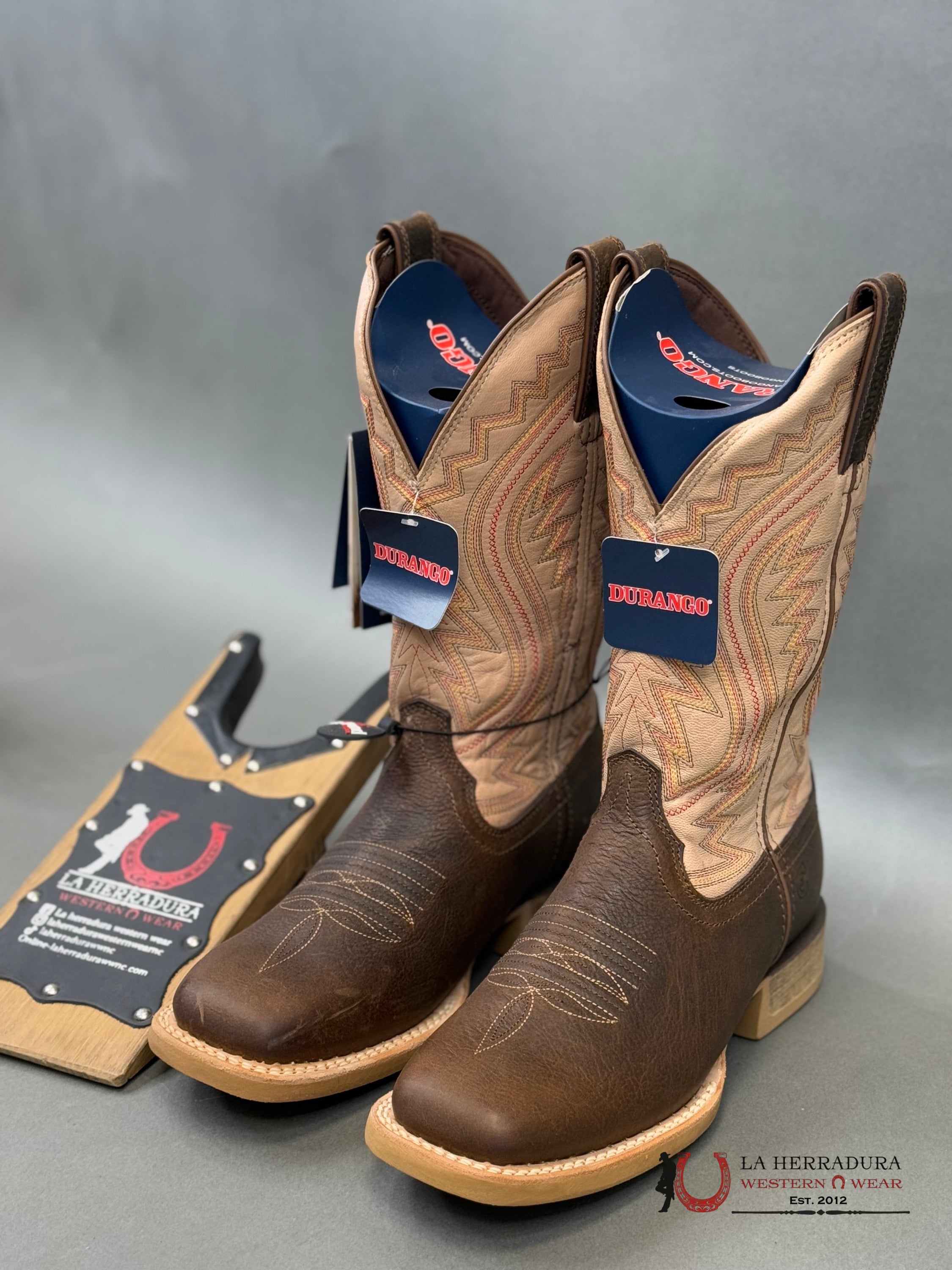 Durango Mens Work Boot Rebel Pro Lite Brown Tan Stitch Tube Ddb0290