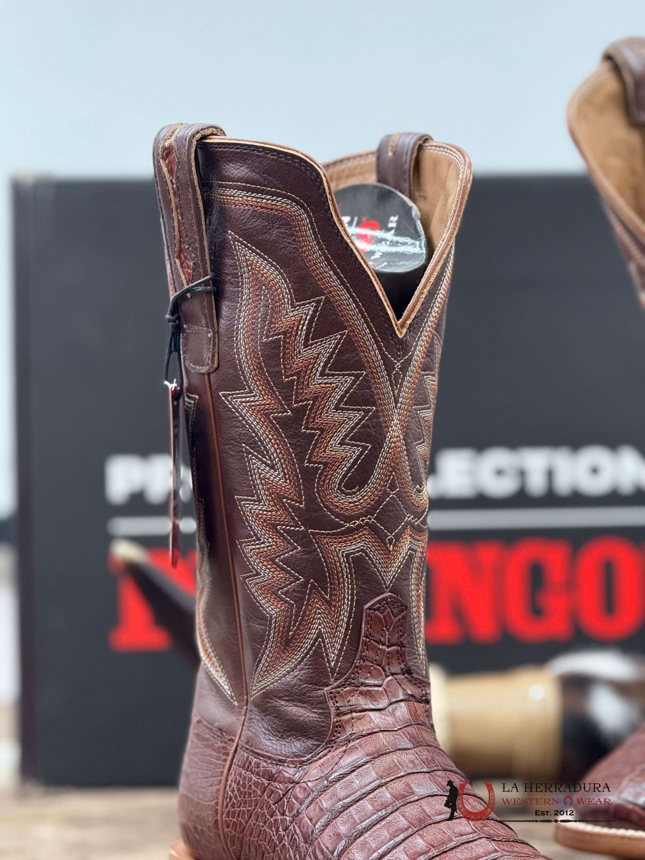 DURANGO PRCA COLLECTION CAIMEN DARK BROWN BOTAS HOMBRES