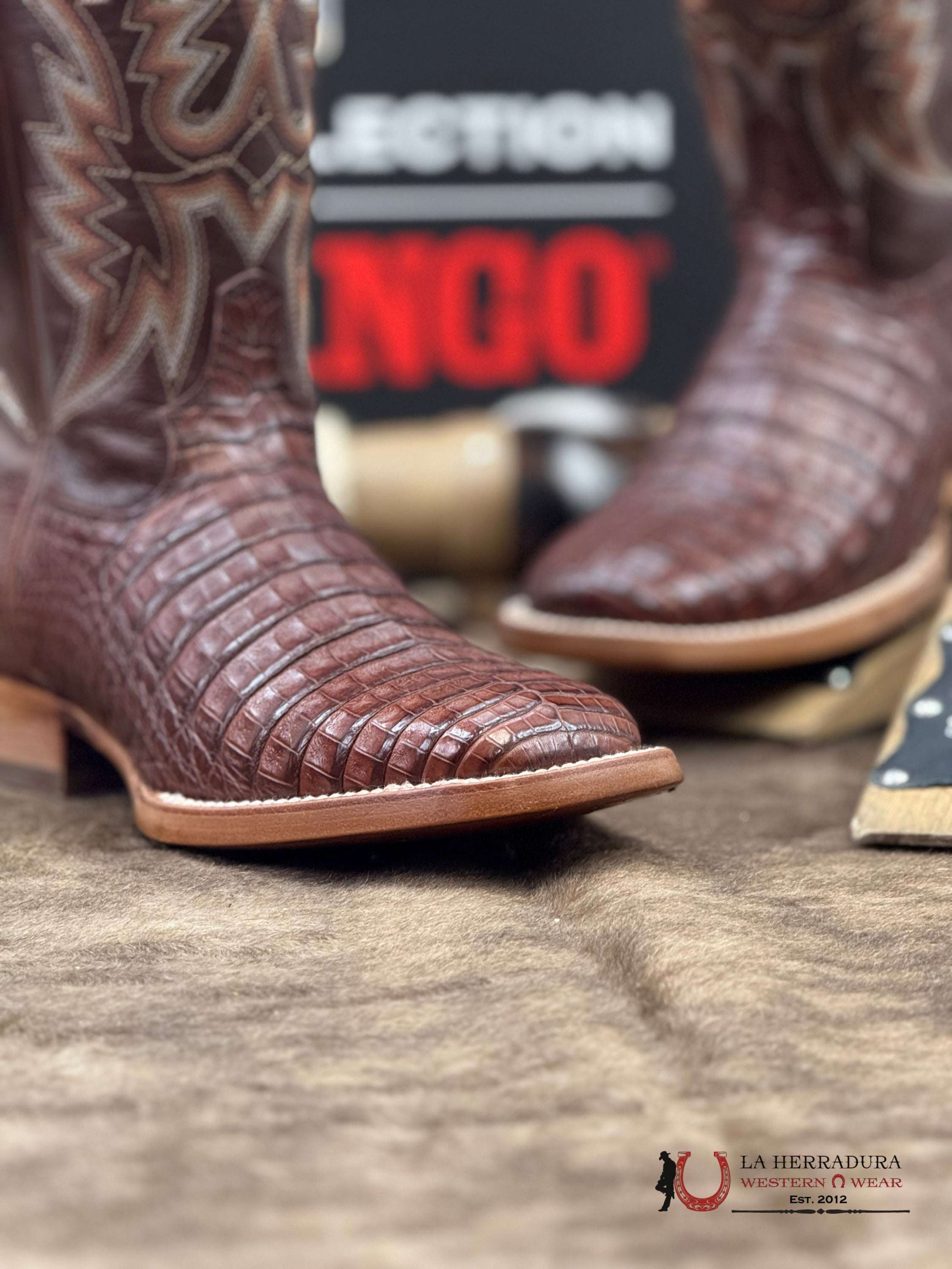 DURANGO PRCA COLLECTION CAIMEN DARK BROWN BOTAS HOMBRES