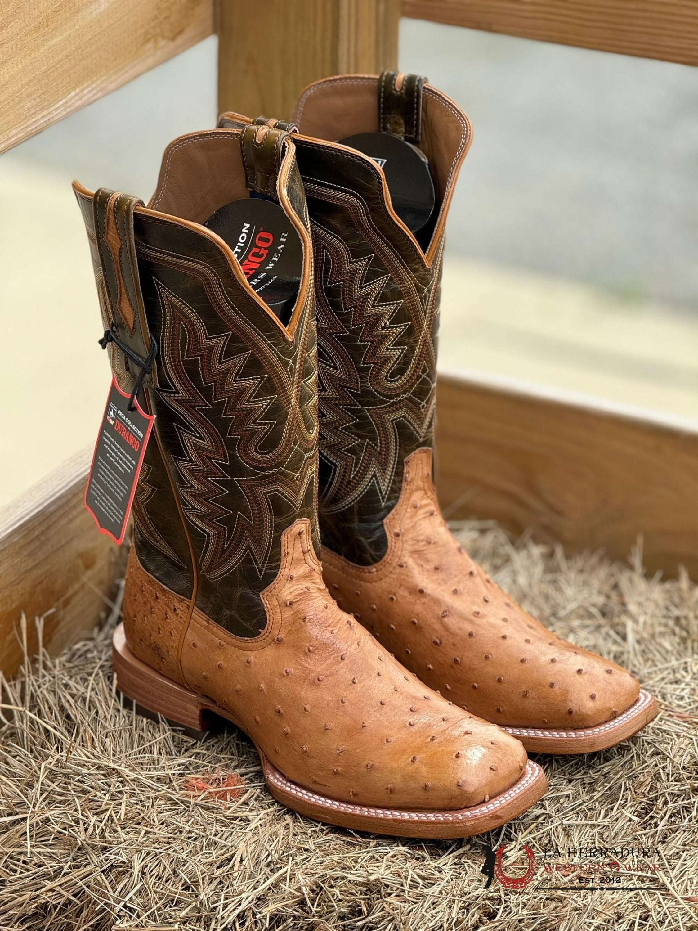Durango Prca Collection Ostrich Natural Botas Hombres