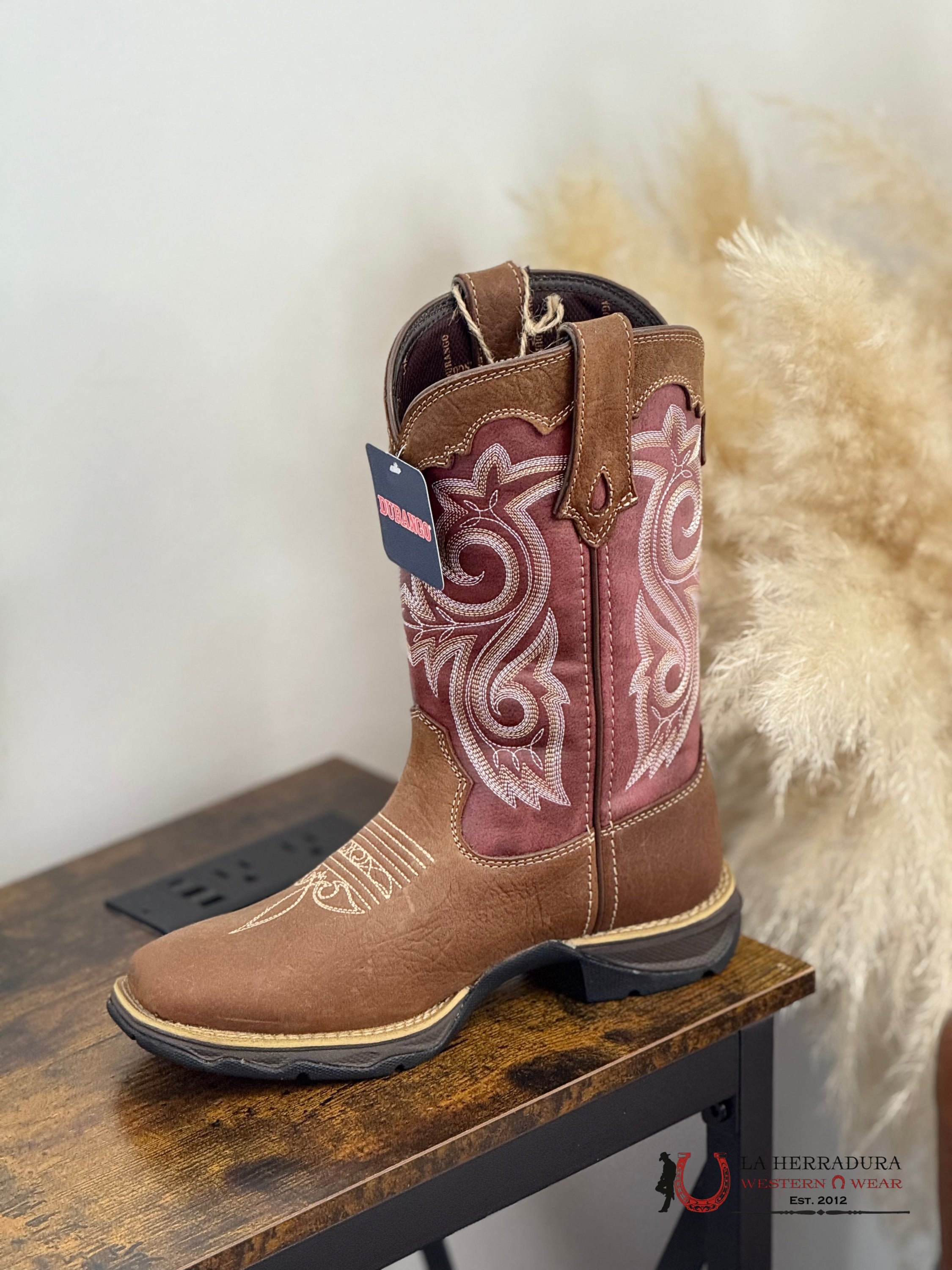 DURANGO WOMENS WORK BOOTS PINk TUBE DRD0349 BOTAS MUJERES