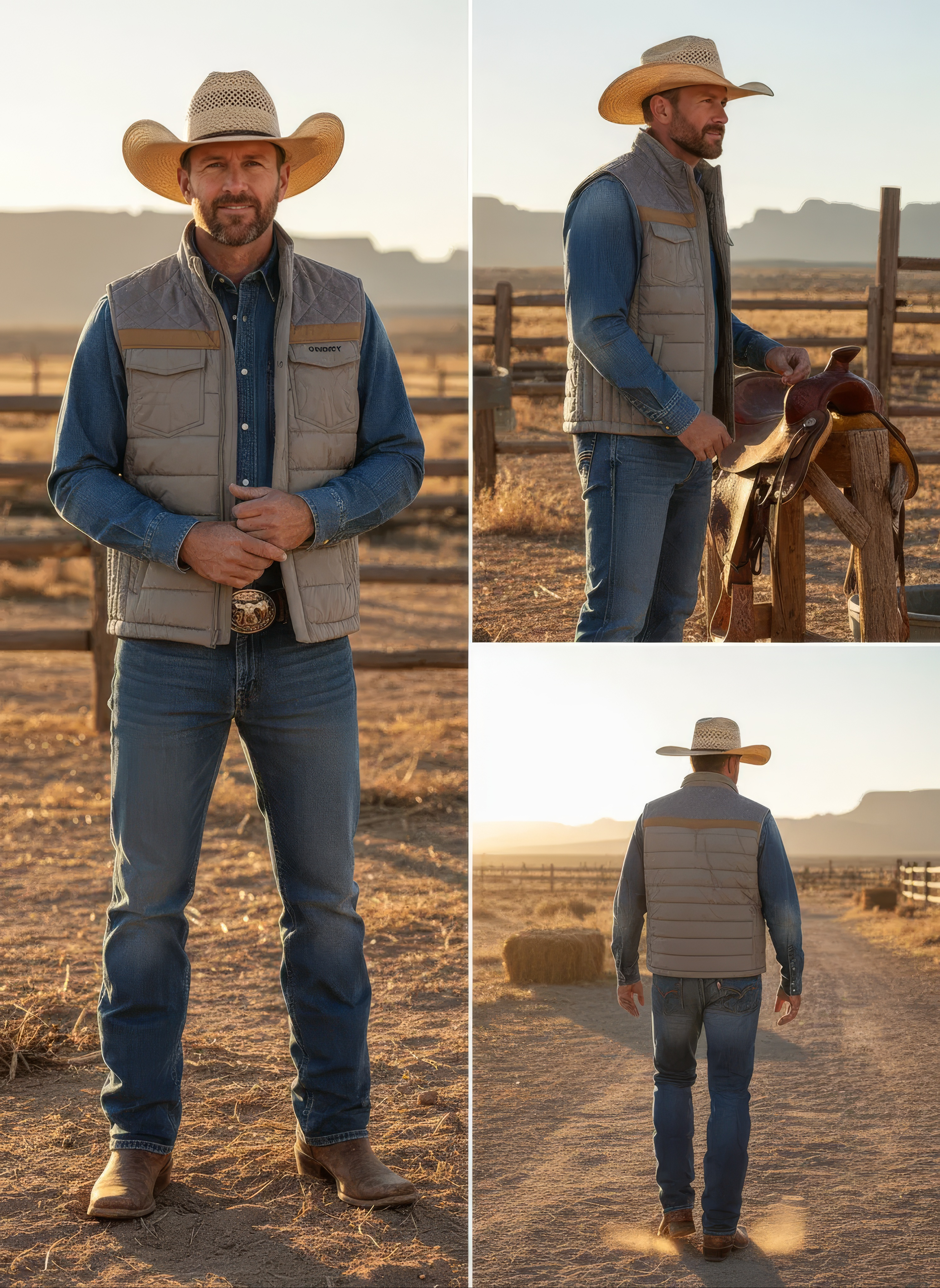 HOOEY MENS BANFF STEEL GREEY PACKABLE VEST HV117GY