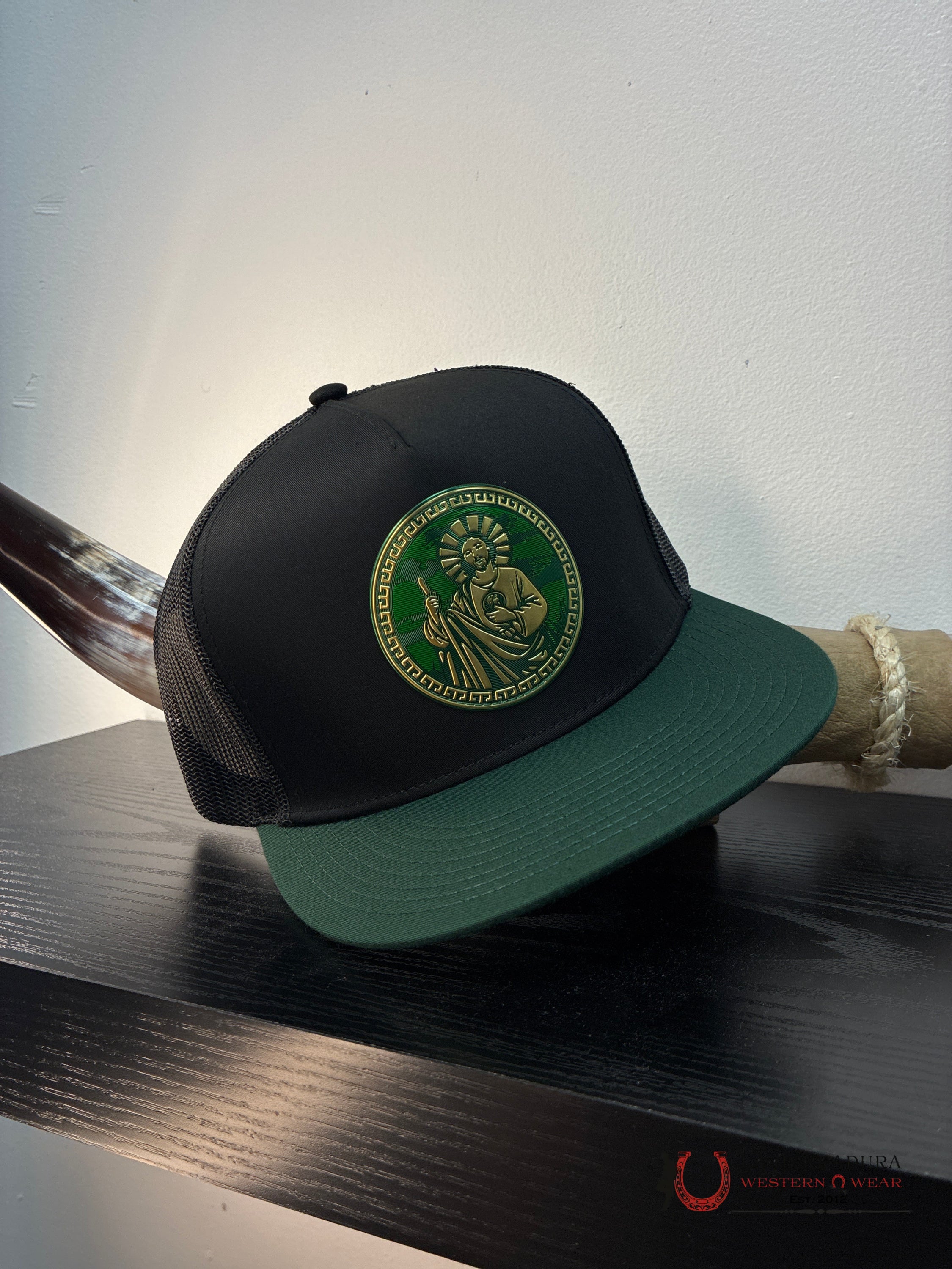 EL VIEJON GREEN SAN JUDAS CAP CAPS MENS GORRAS HOMBRES