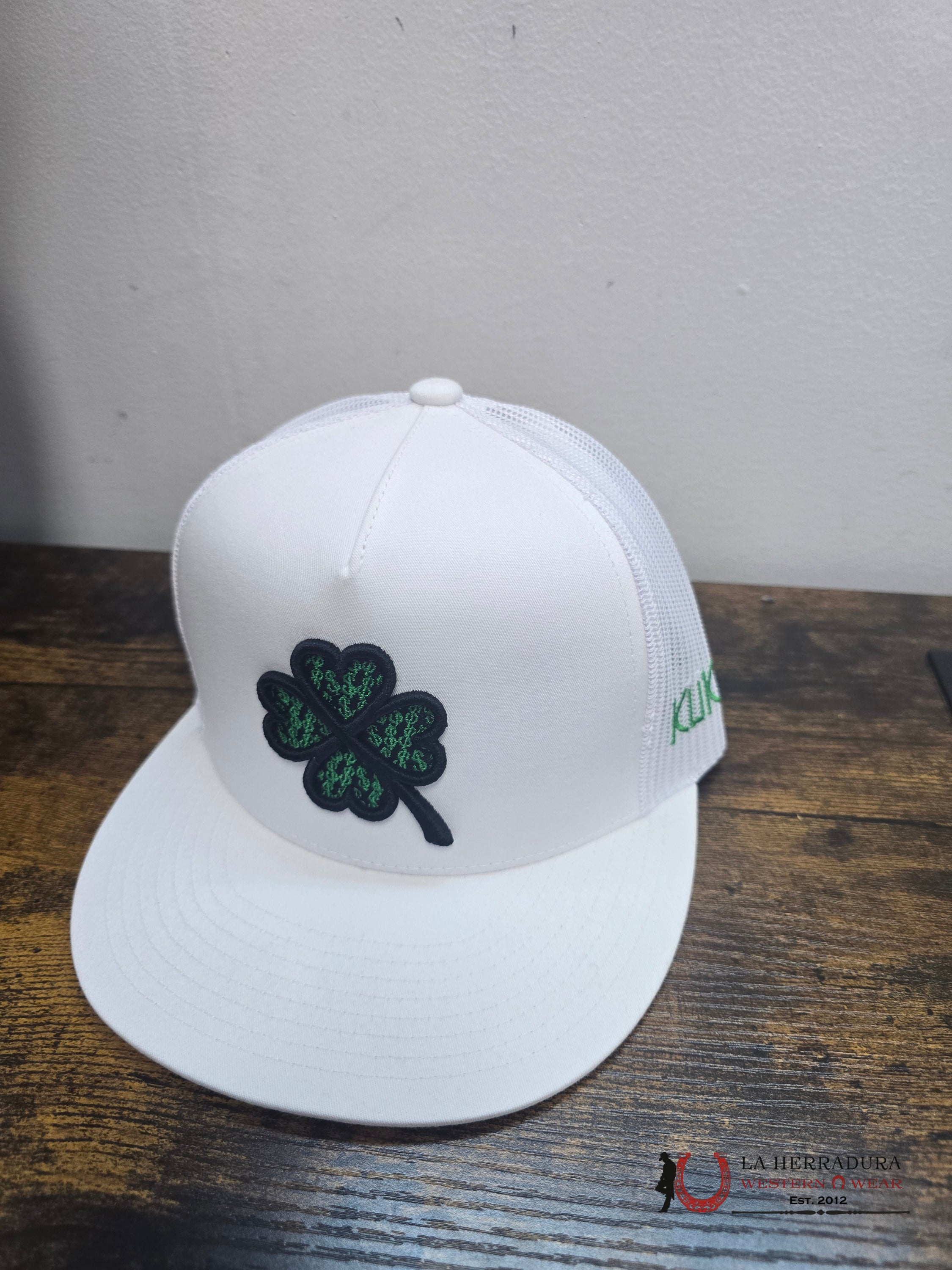 EL VIEJON white 013 trébol CAP CAPS MENS GORRAS HOMBRES