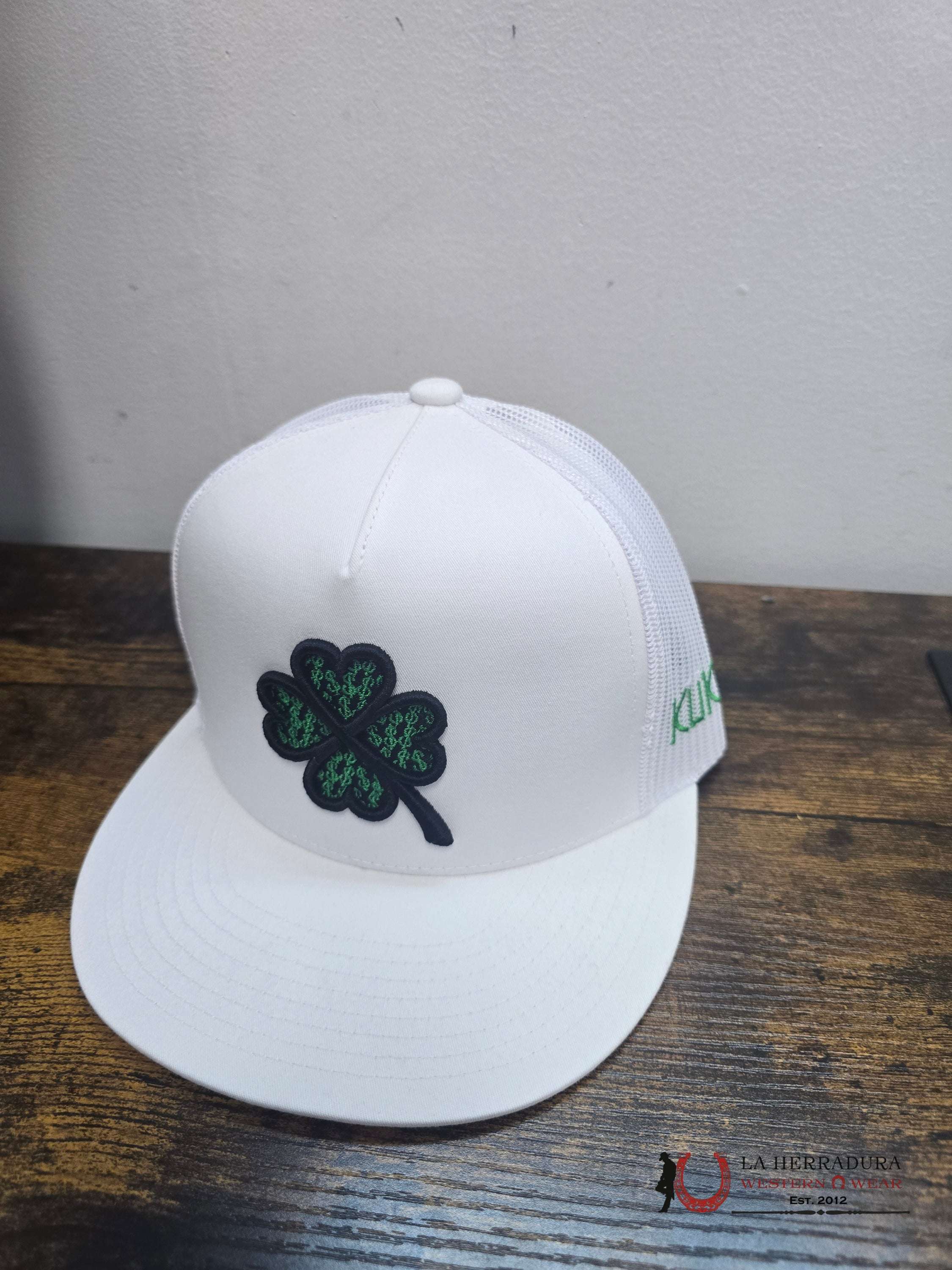EL VIEJON white 013 trébol CAP CAPS MENS GORRAS HOMBRES