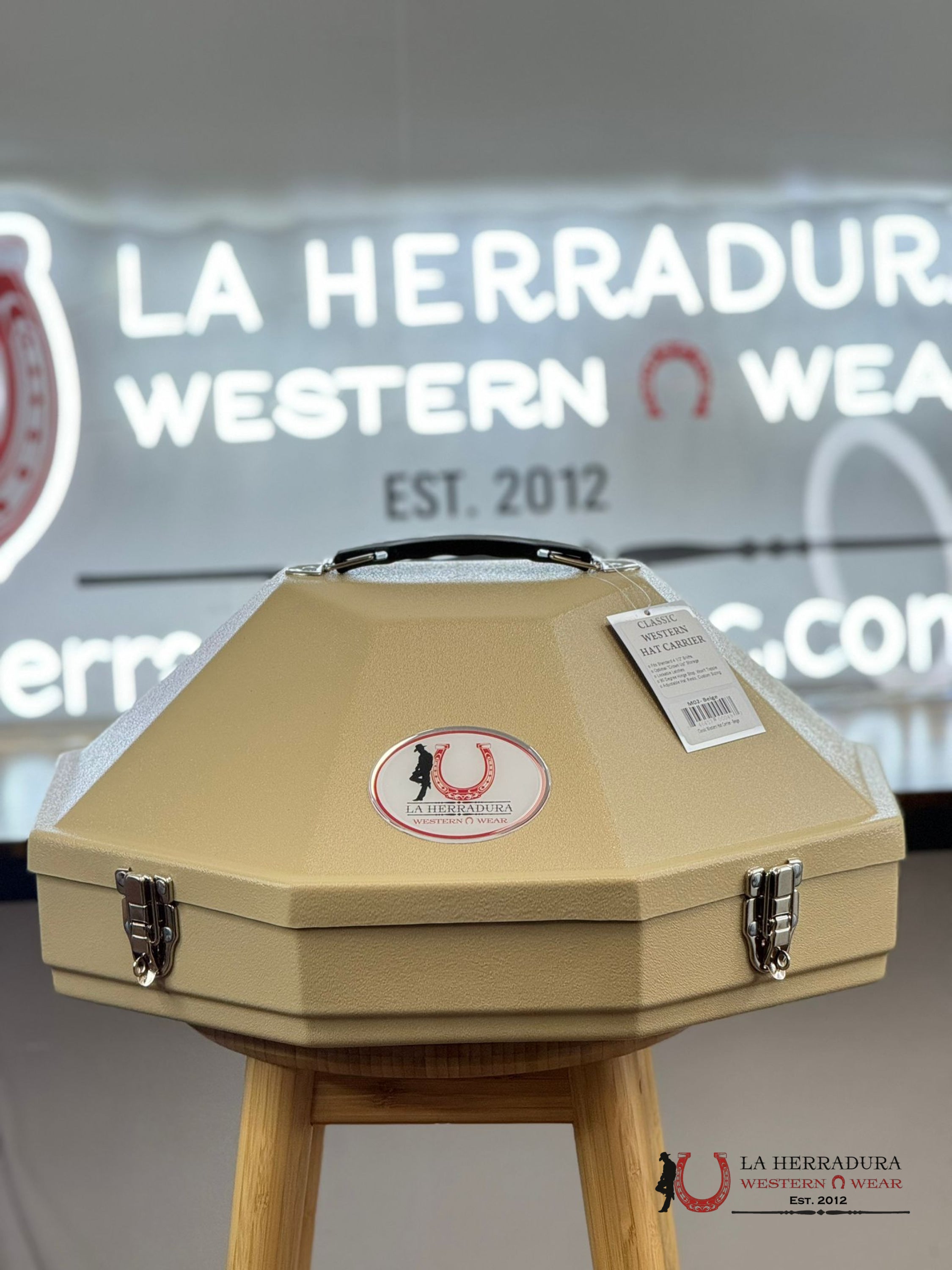 Estuche Beige Para 1 Texana Tejana