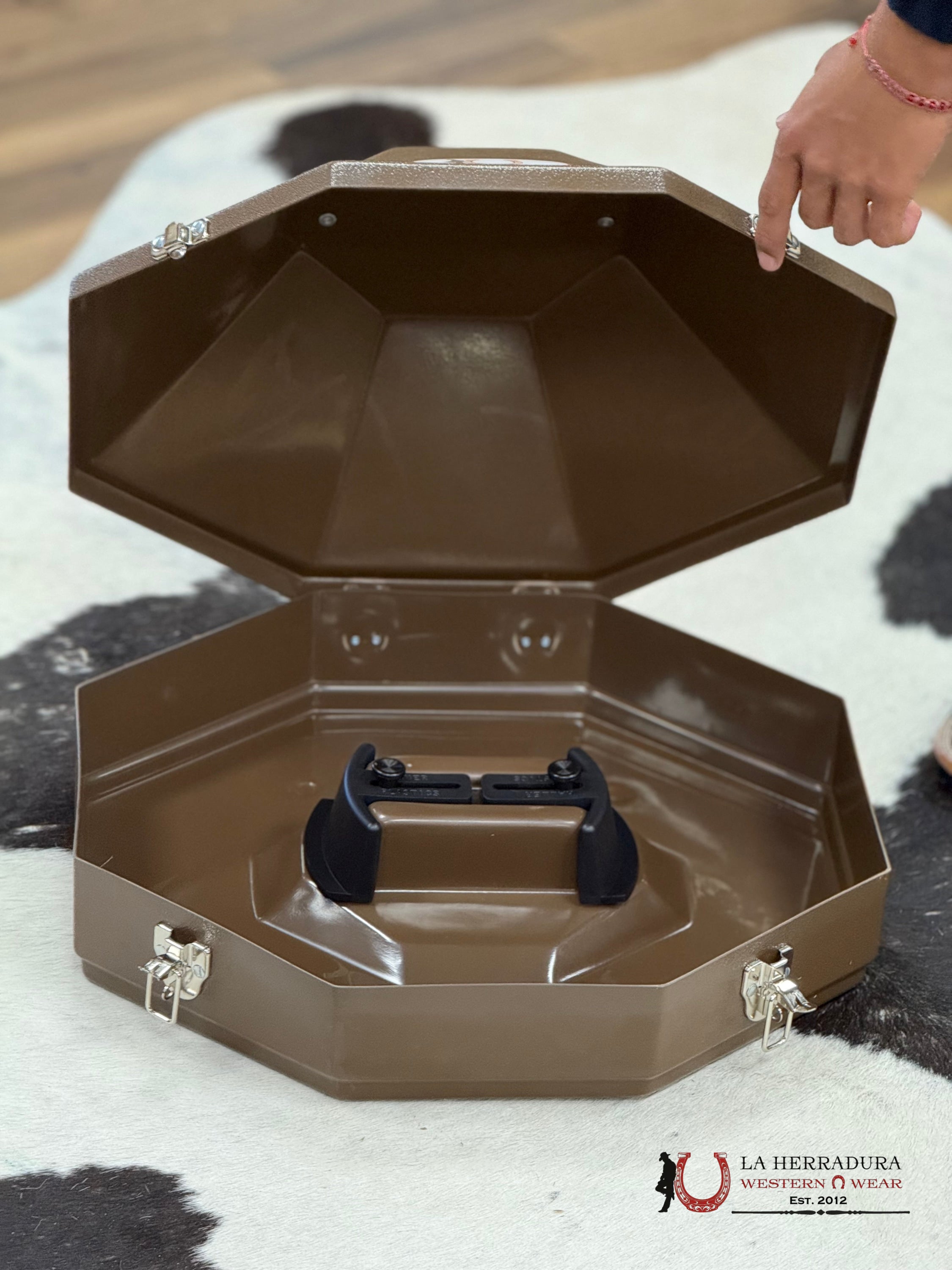 Estuche Chocolate Mate Para 1 Texana Tejana