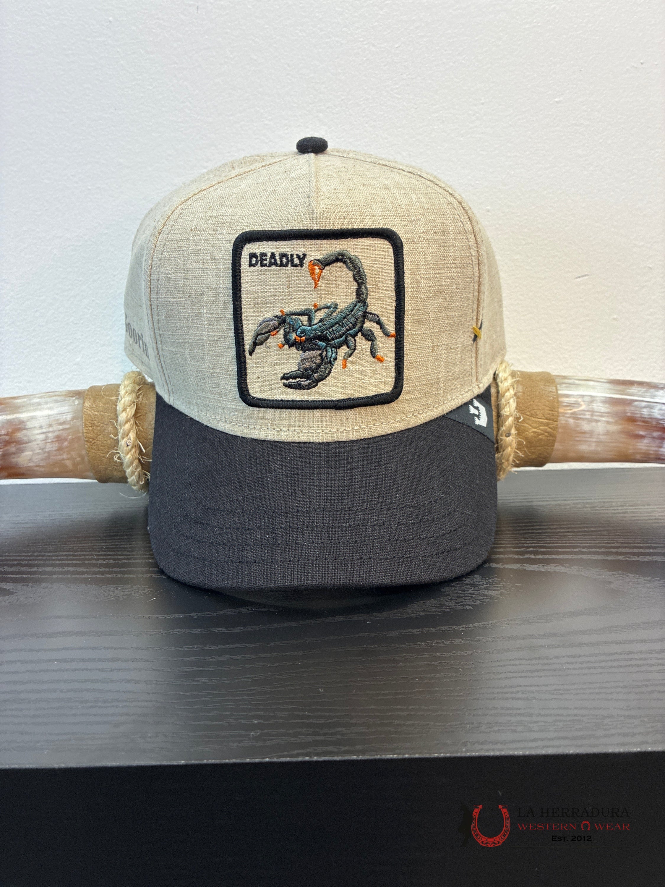 EXOTIC ANIMAL Style LETHAL LINEN CAP