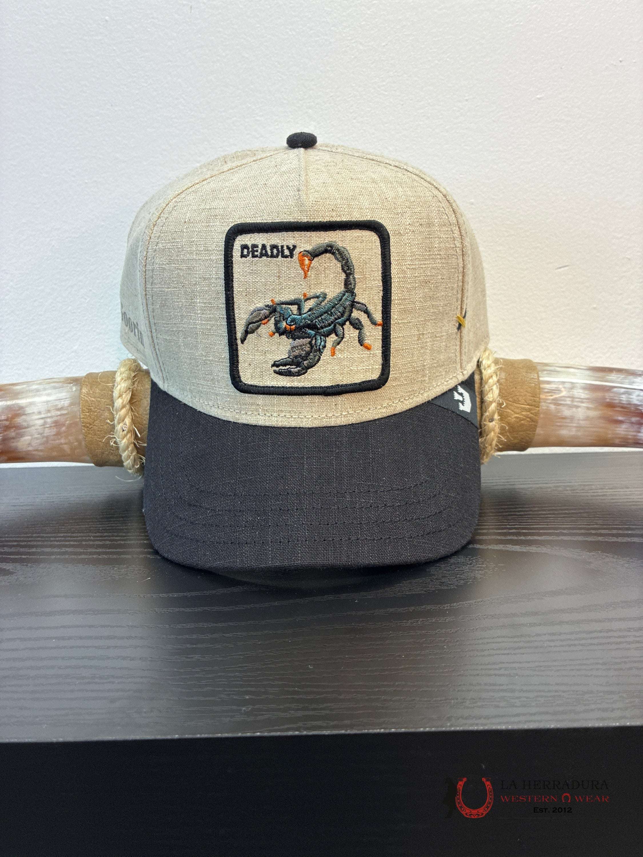 EXOTIC ANIMAL Style LETHAL LINEN CAP