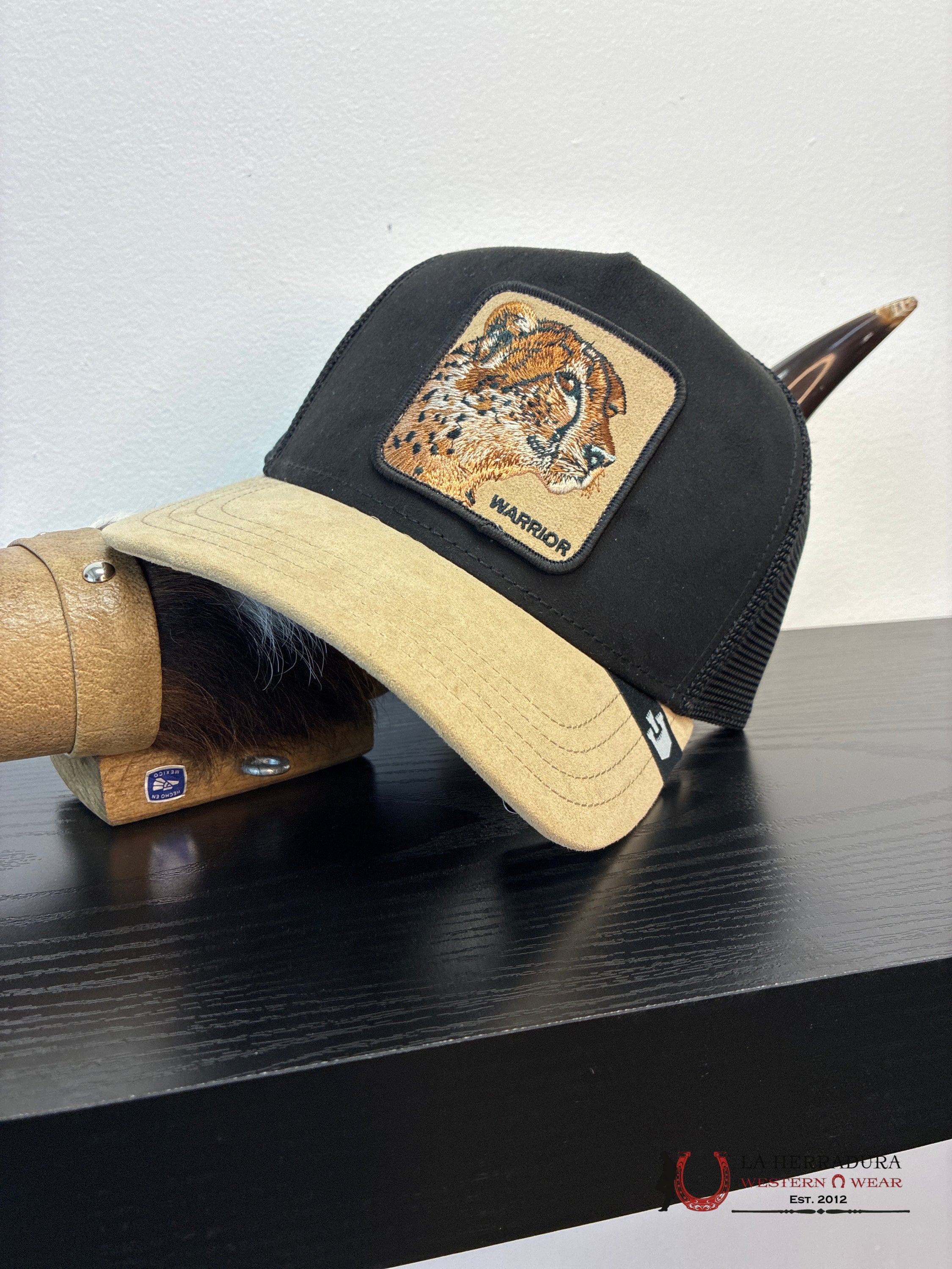 EXOTIC ANIMAL Style THE SUEDE COW CAP