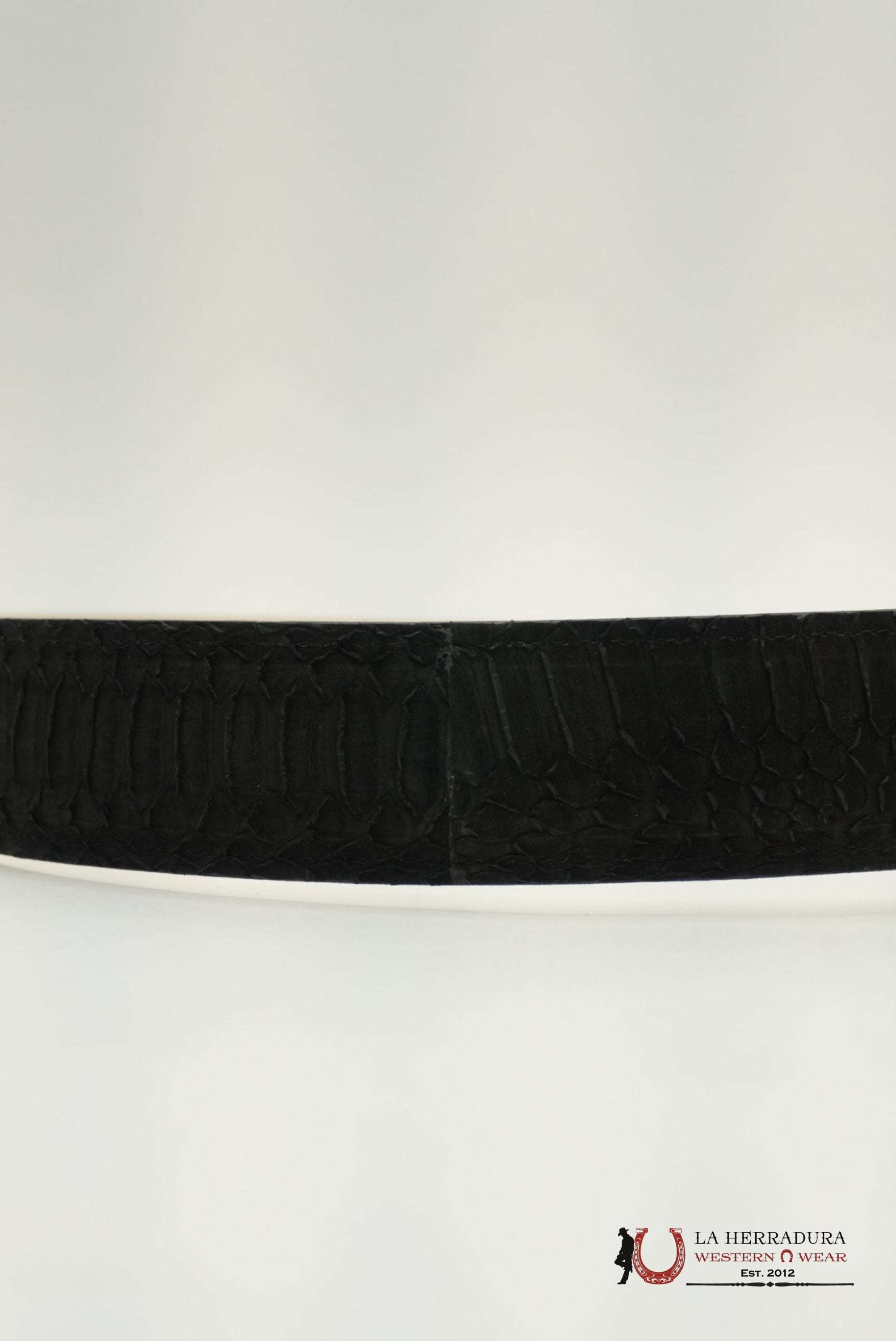 EXOTIC PYTHON BLACK BELT CINTURONES HOMBRES