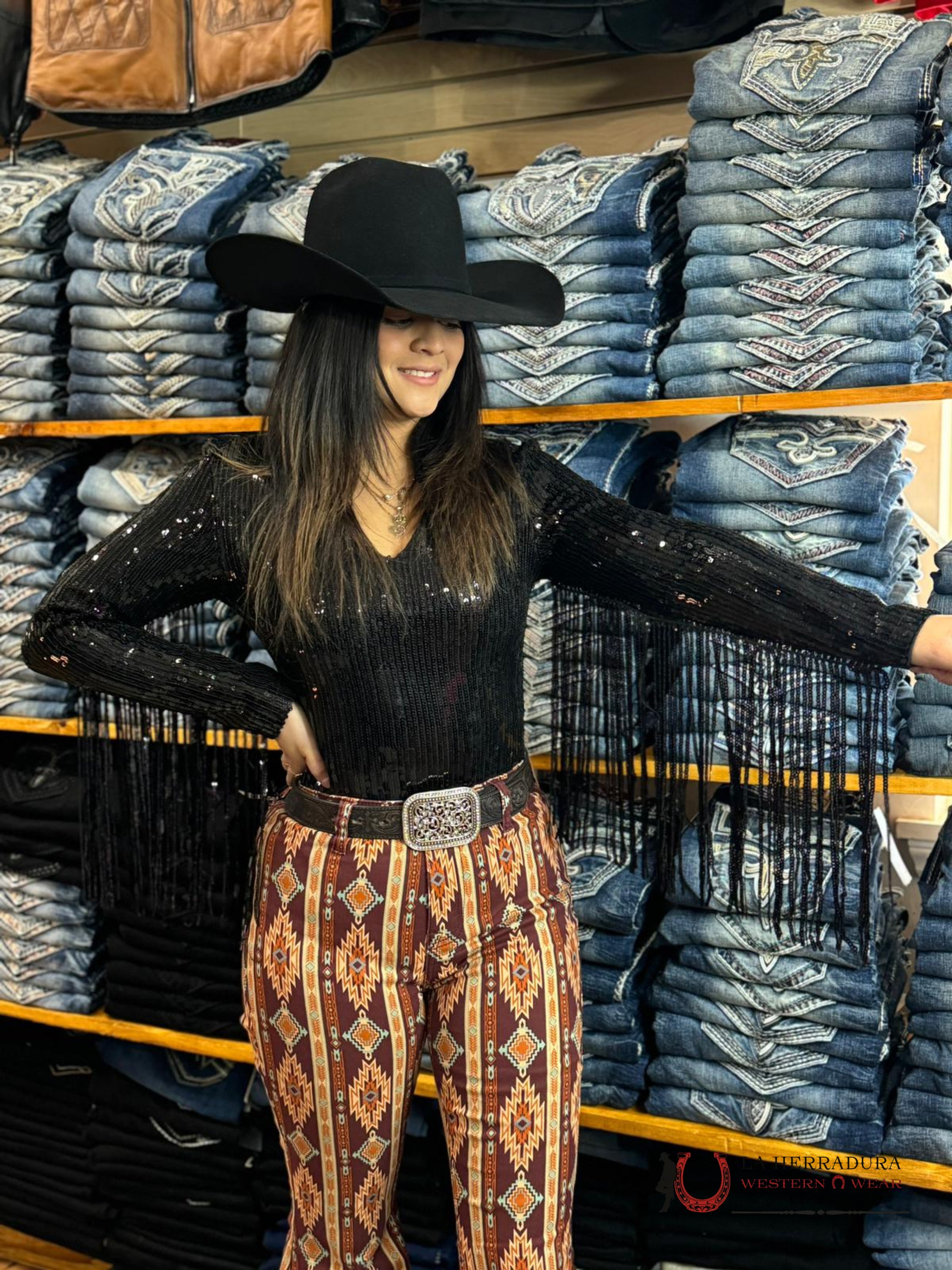 Fashion Express Black Sparkly Fringe One Piece Ropa Mujeres