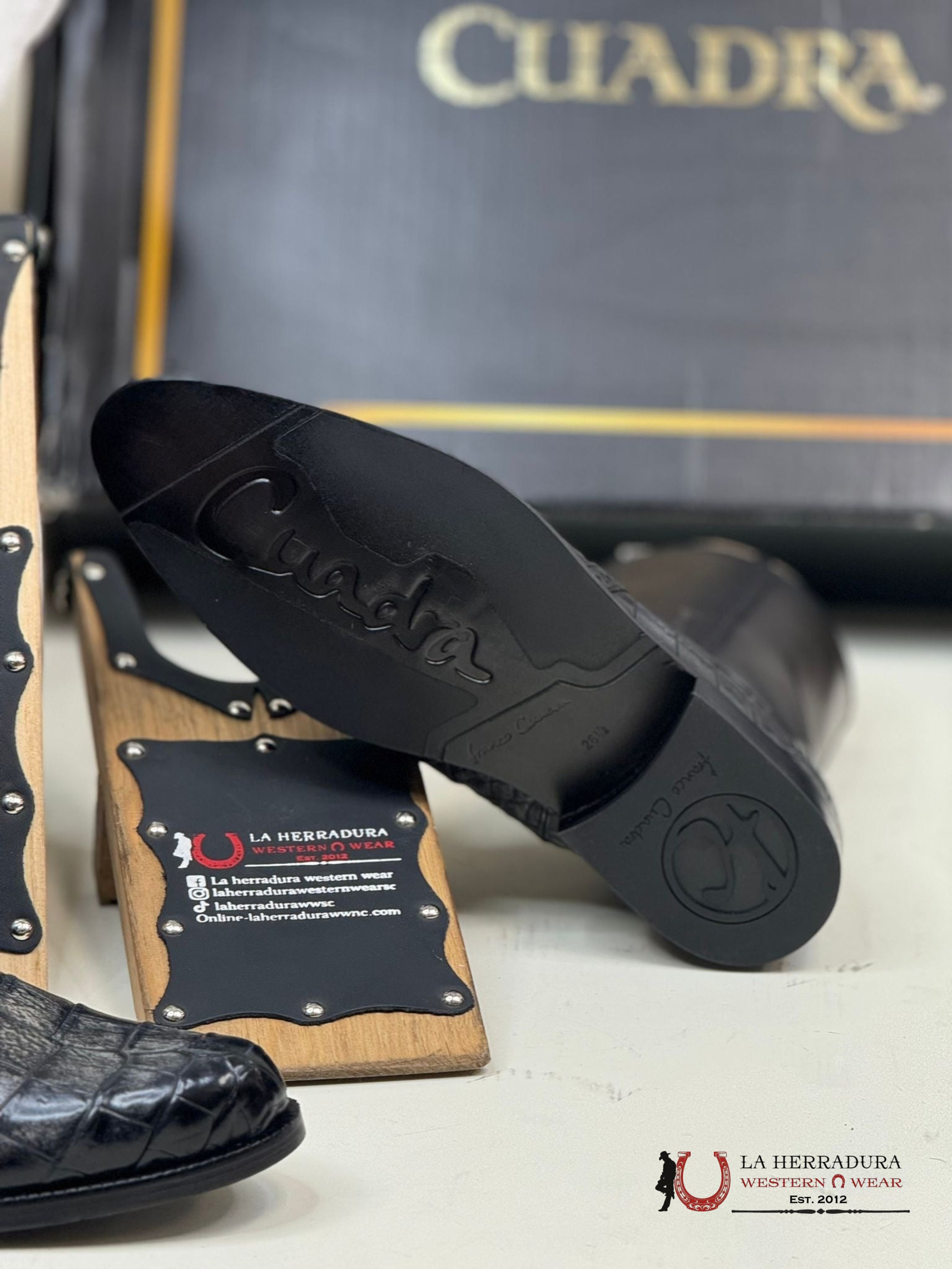 Franco Cuadra Vary Grey Niloticus Cocodile Short Boot Botas Hombres