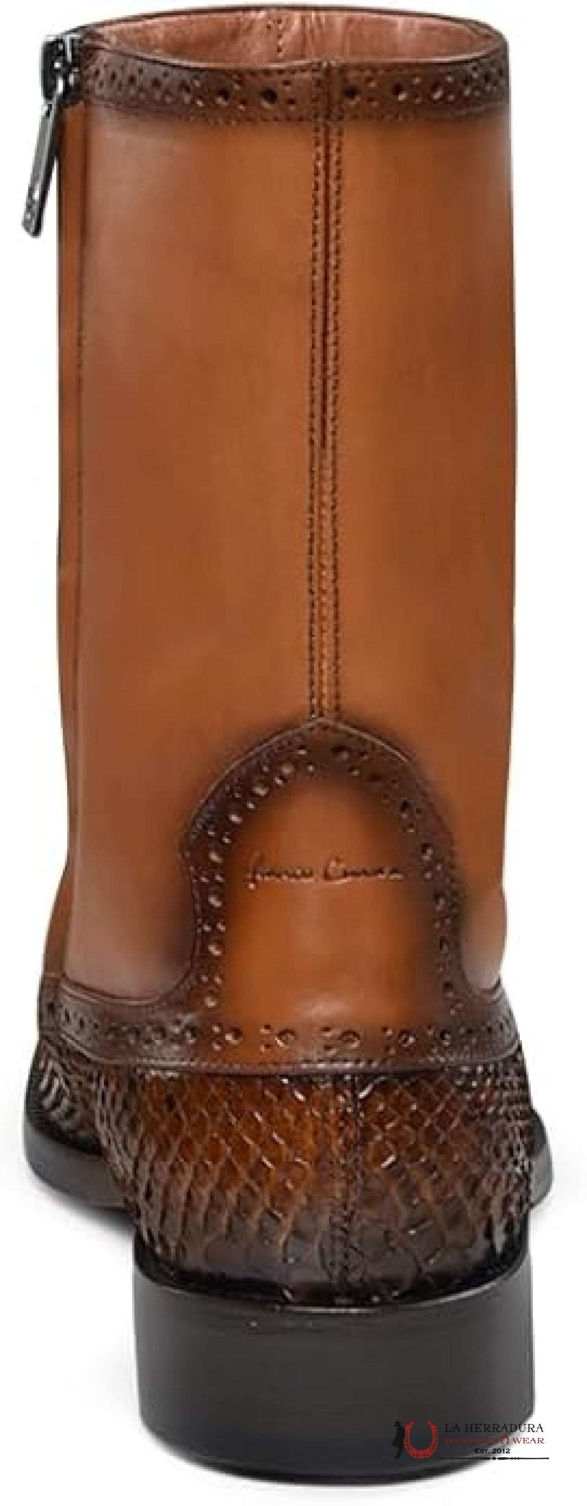 FRANCO CUADRA PYTHON MIEL ALMOND SHORT BOOT FC819 BOTAS HOMBRES