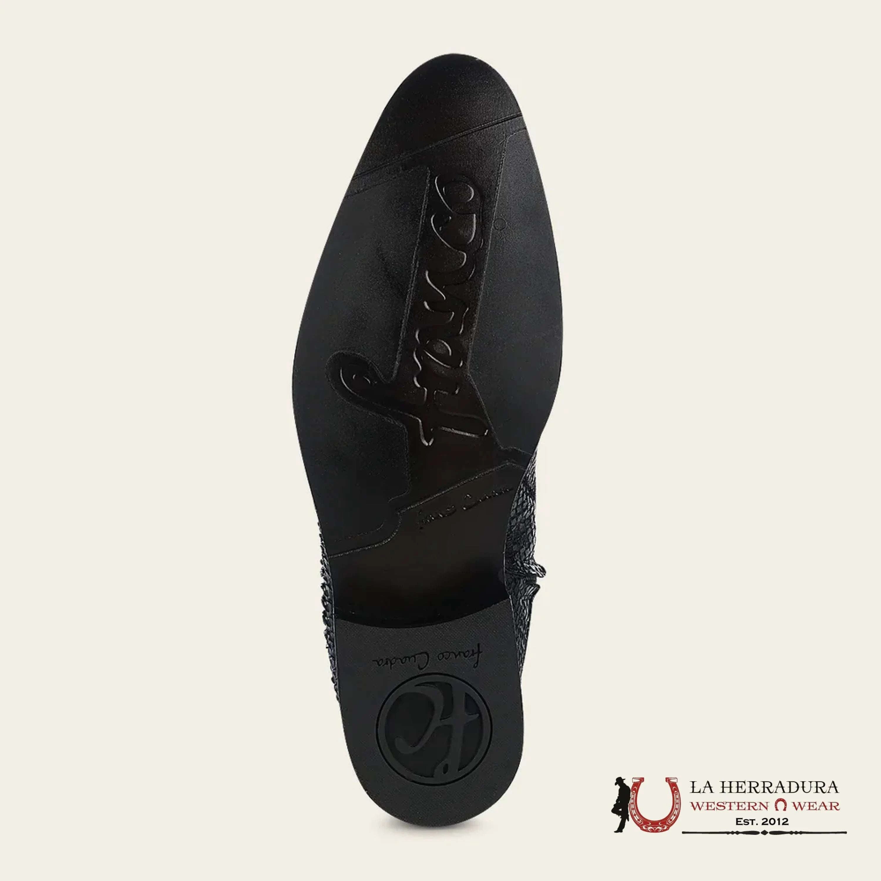 FRANCO CUADRA PYTHON TERNERA INCA BLACK SHORT BOOT FC817 BOTAS HOMBRES